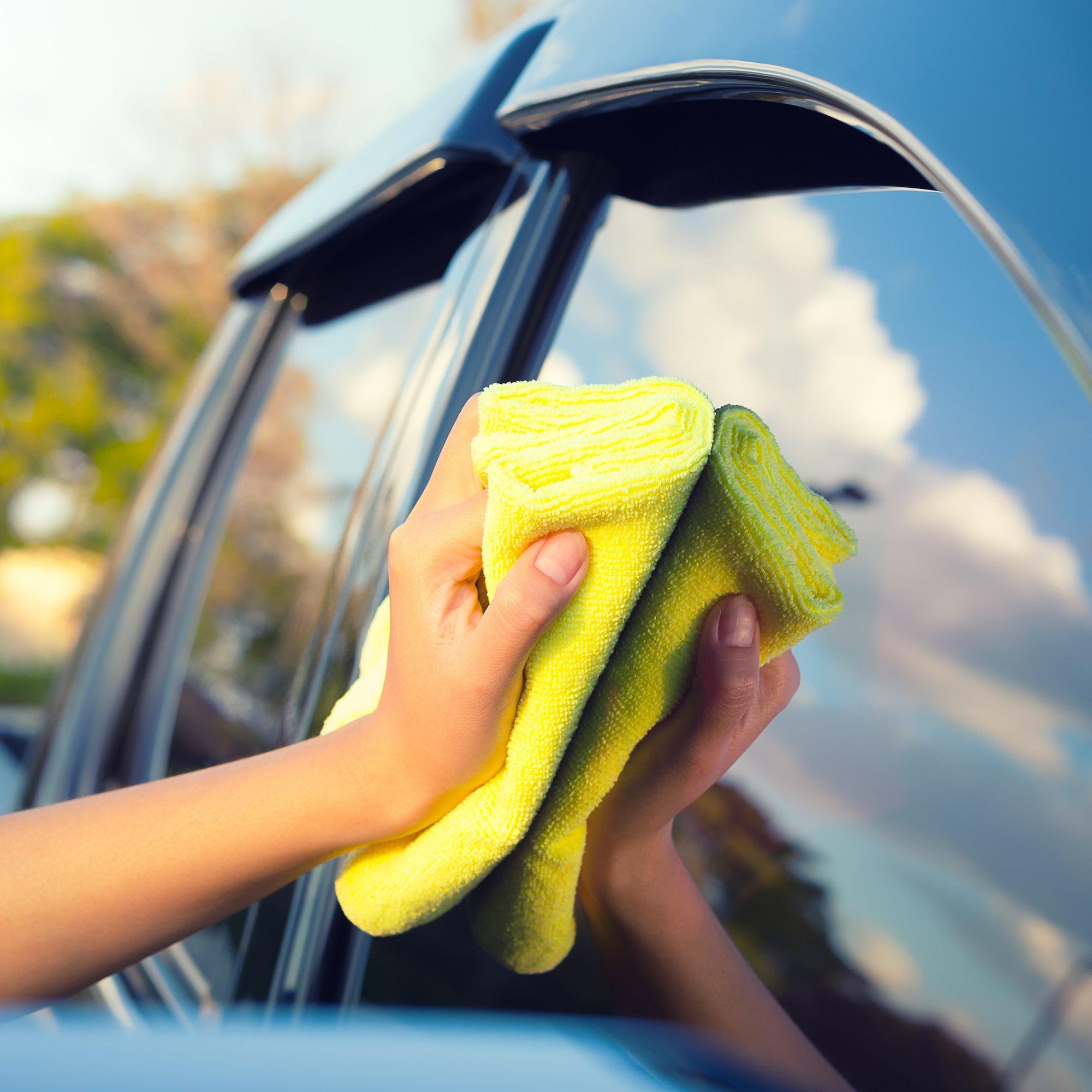 Yellow - Goodyear - Goodyear Microfibre Buffing Cloth - 7