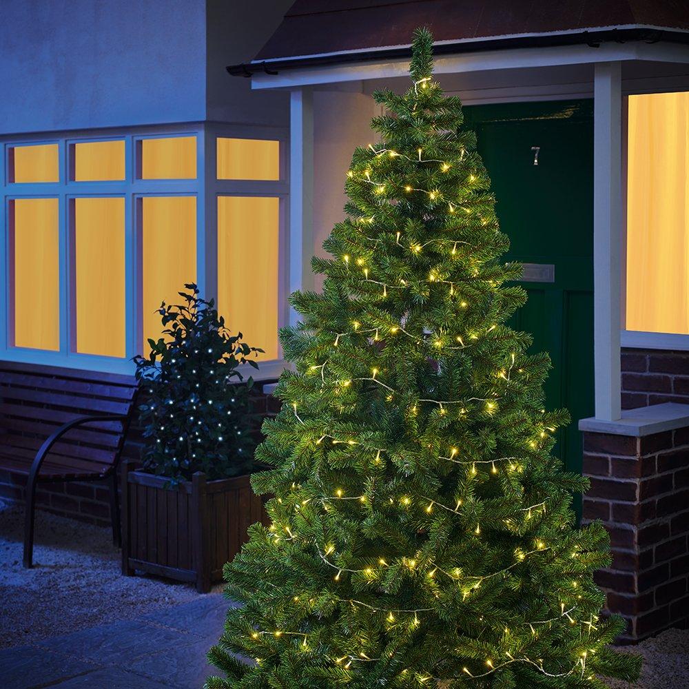 Blanc chaud - The Spirit Of Christmas - 65ft Warm White Multifunction Mains Operated LED String Lights