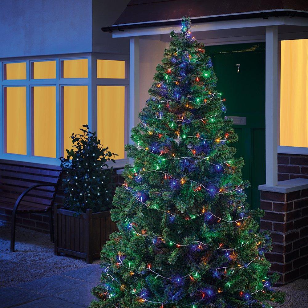 65ft Warm White Multifunction Mains Operated LED String Lights