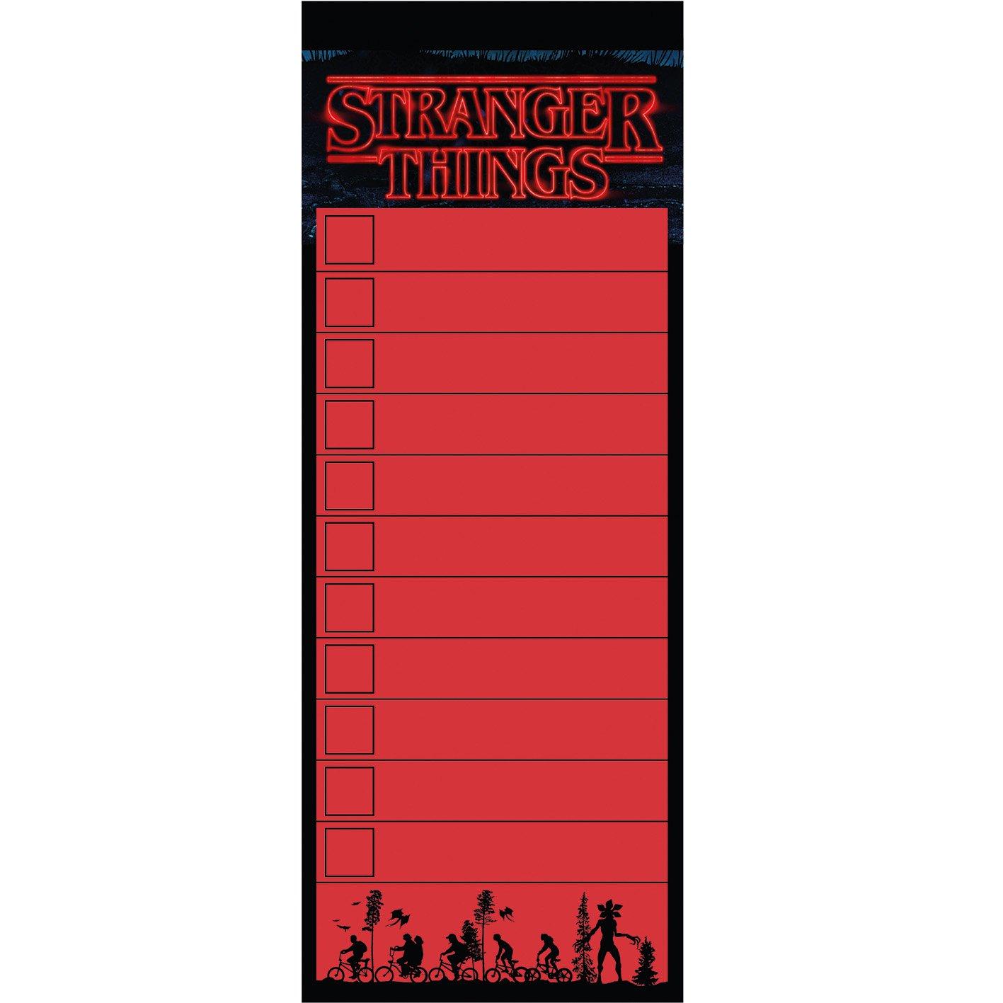 Stranger Things Do List Stationery Sets