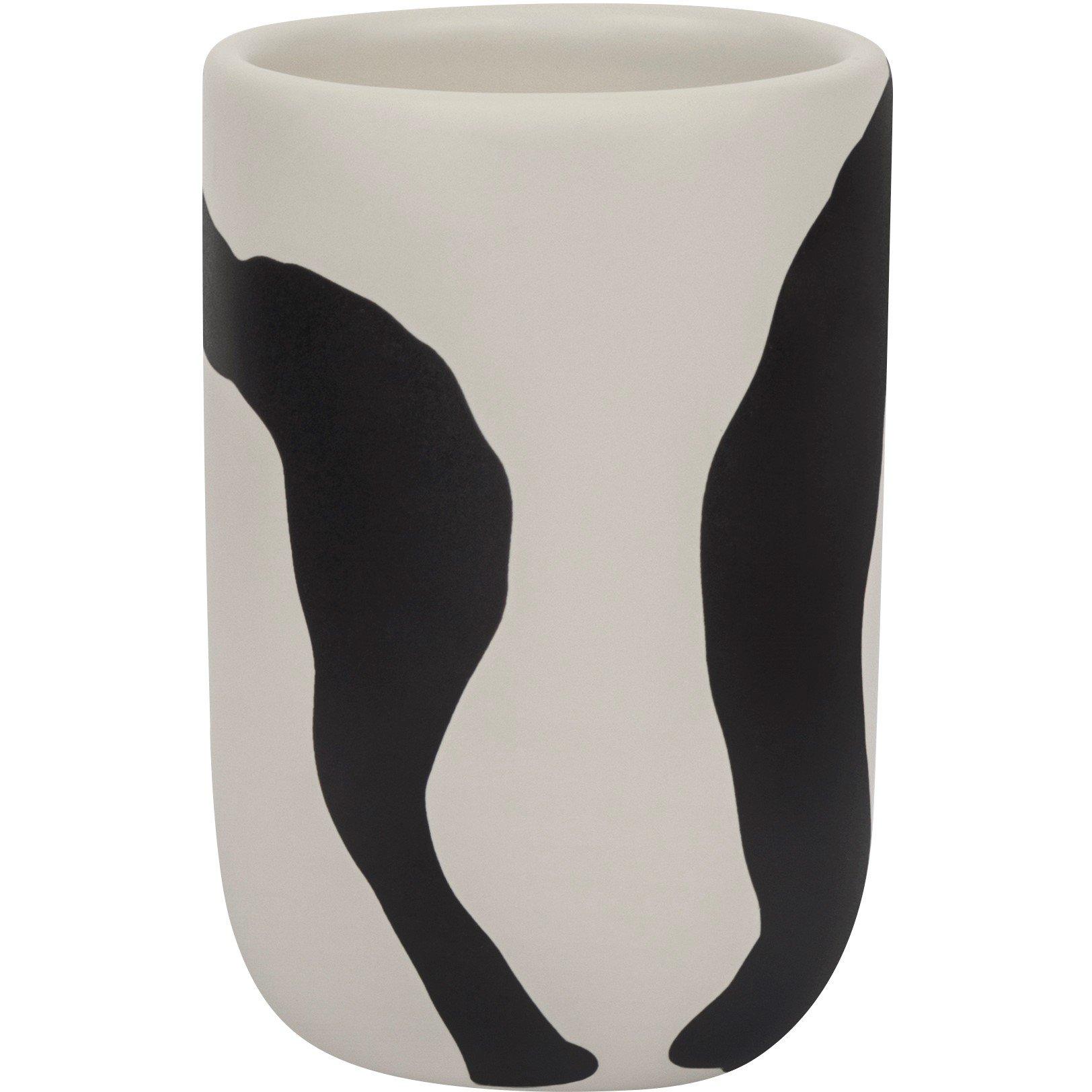 Black White - Mette Ditmer Denmark - MetteDitmerDenmark Icon Toothbrush Holder