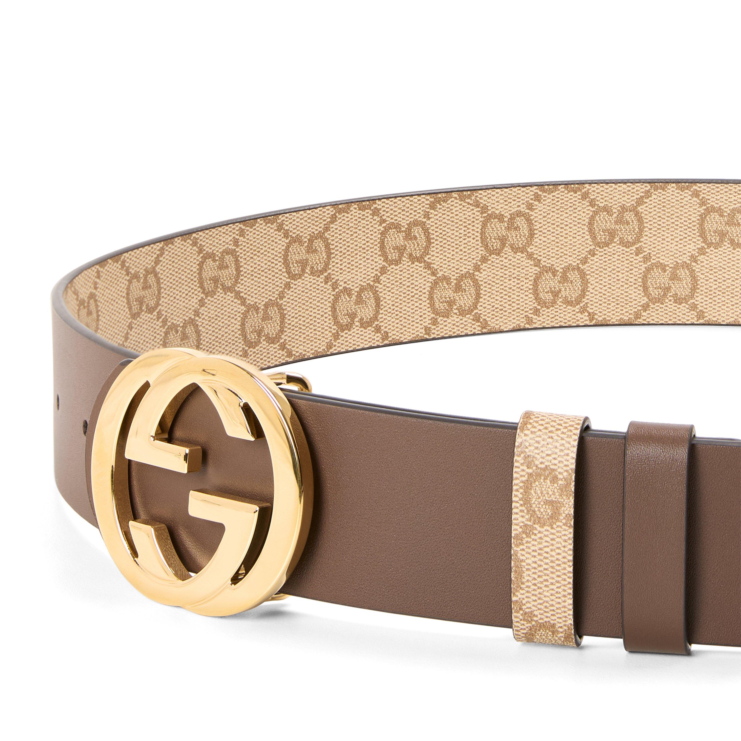 Gold/Beige - Gucci - Gucci Interlocking G Sn64 - 3