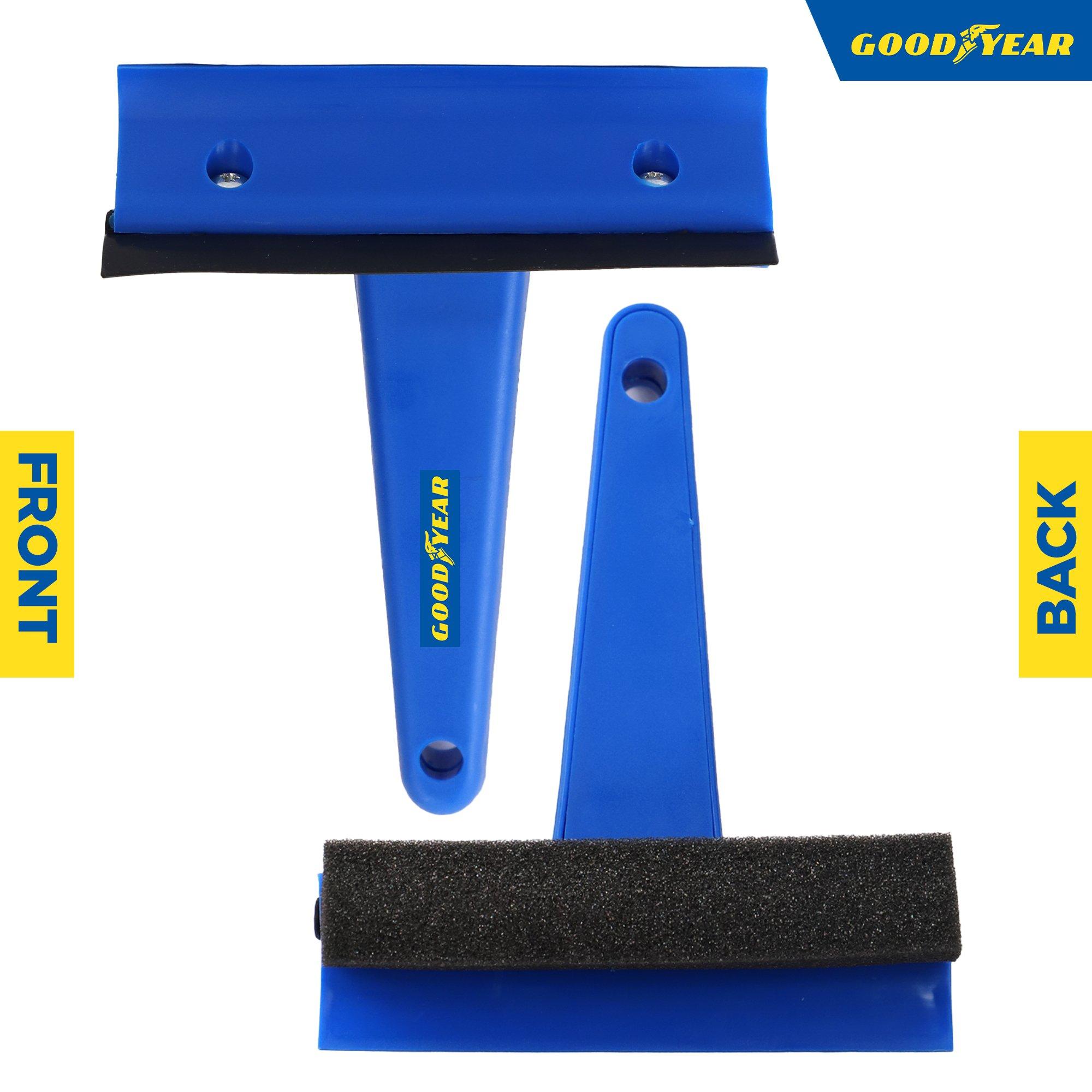 Bleu - Goodyear - Goodyear  3-in-1 Squeegee Scraper and Sponge - 3