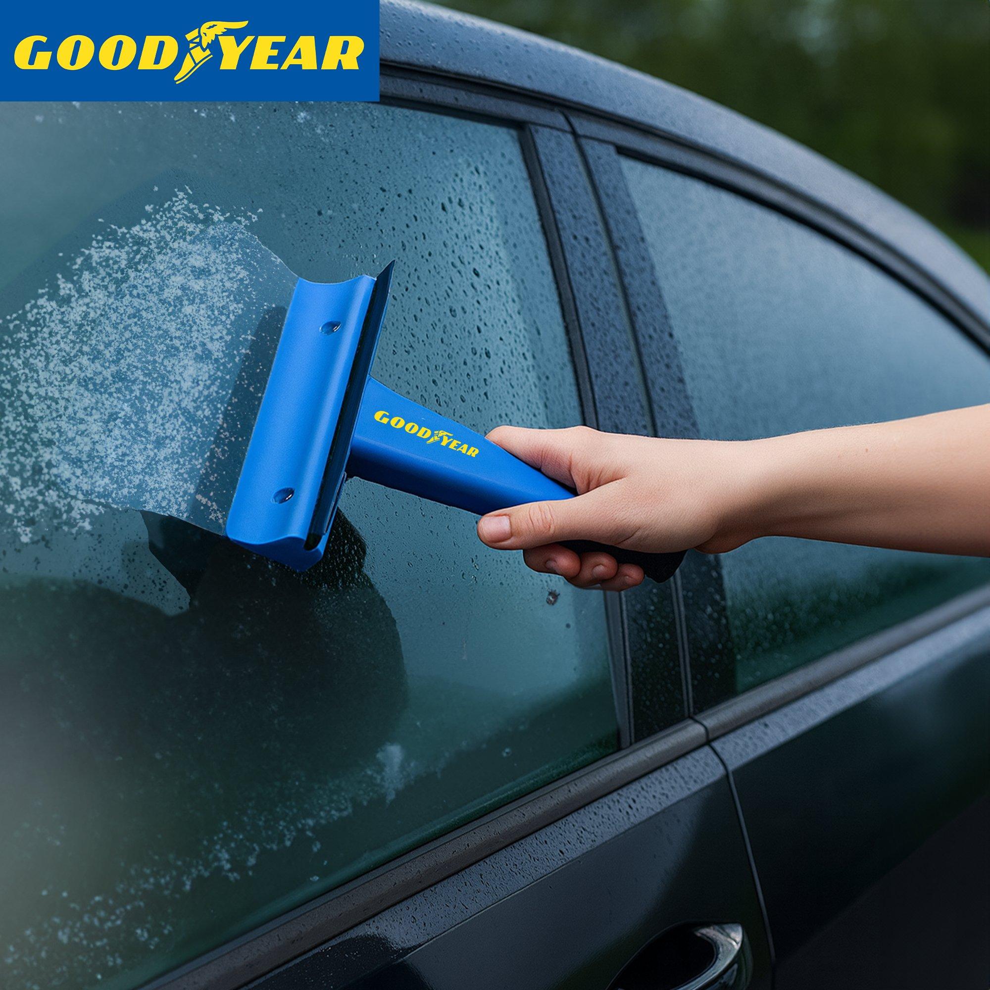 Bleu - Goodyear - Goodyear  3-in-1 Squeegee Scraper and Sponge - 7