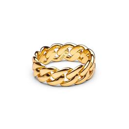 Common Lines Cuban Link Ring