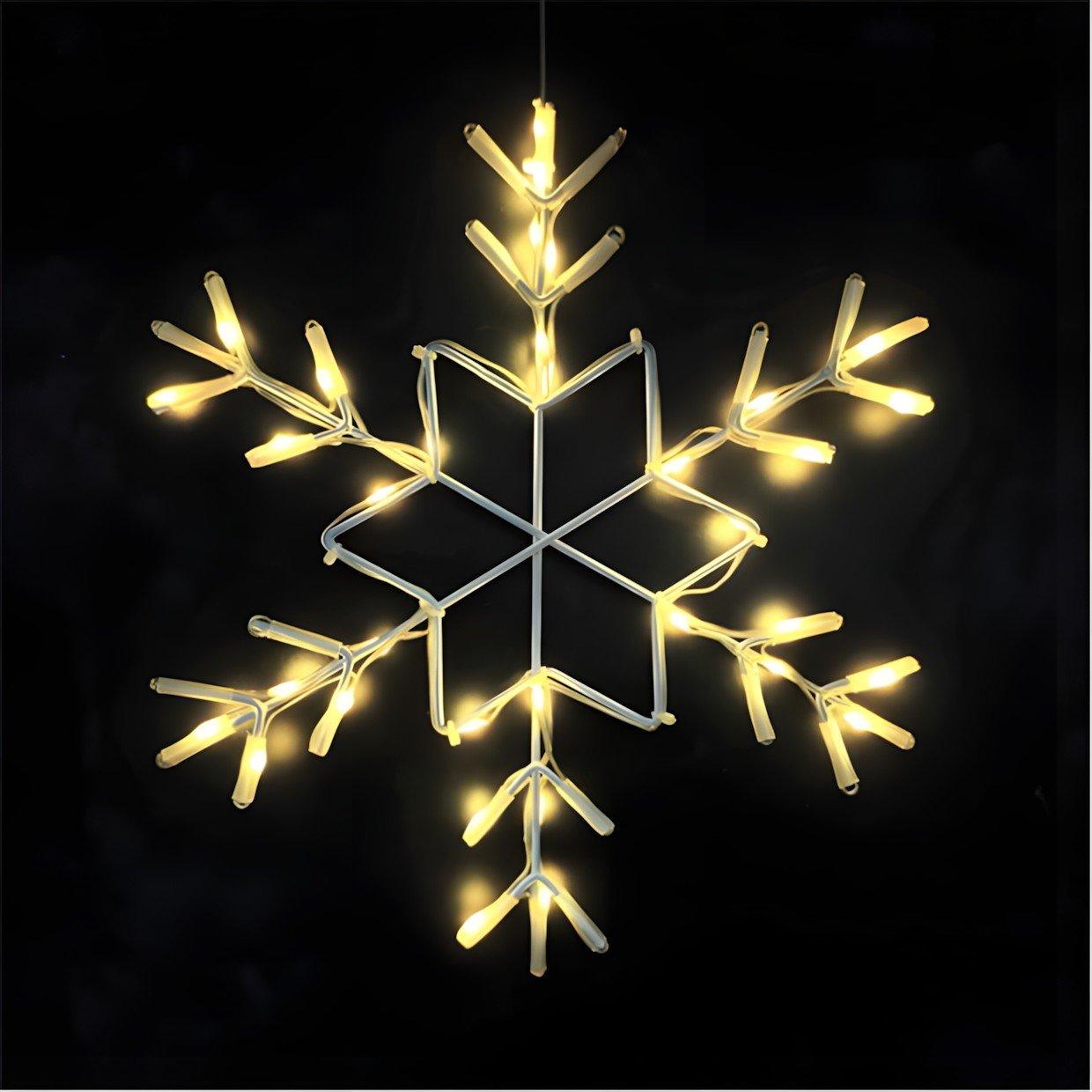 White - The Spirit Of Christmas - 30cm Hang Snowflake 54 White One Size - 2