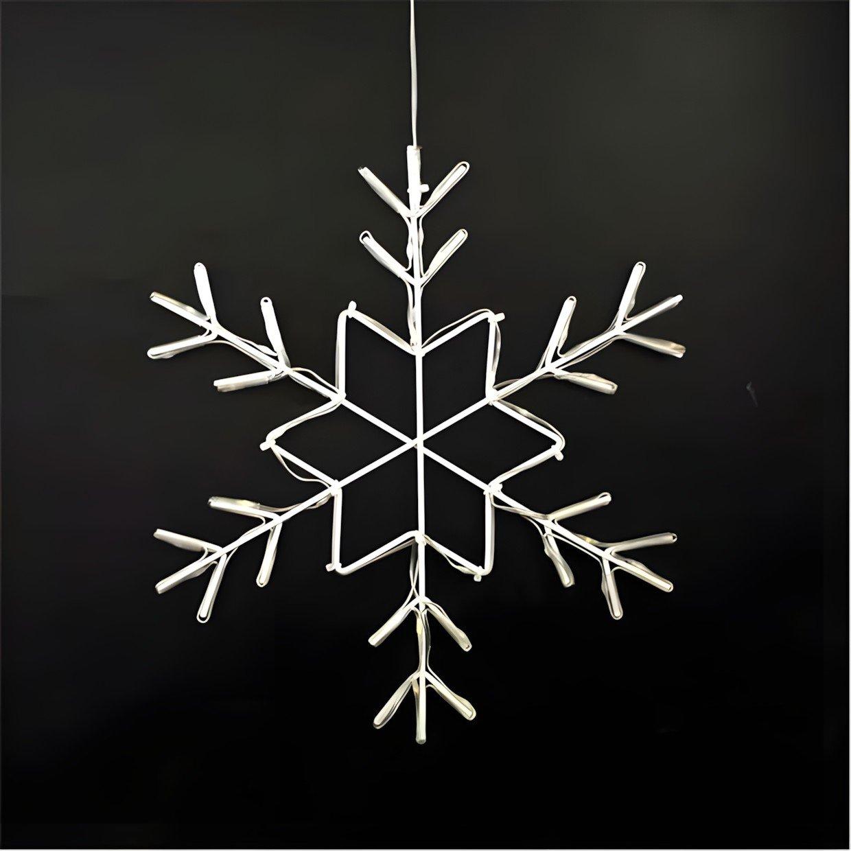 White - The Spirit Of Christmas - 30cm Hang Snowflake 54 White One Size - 3