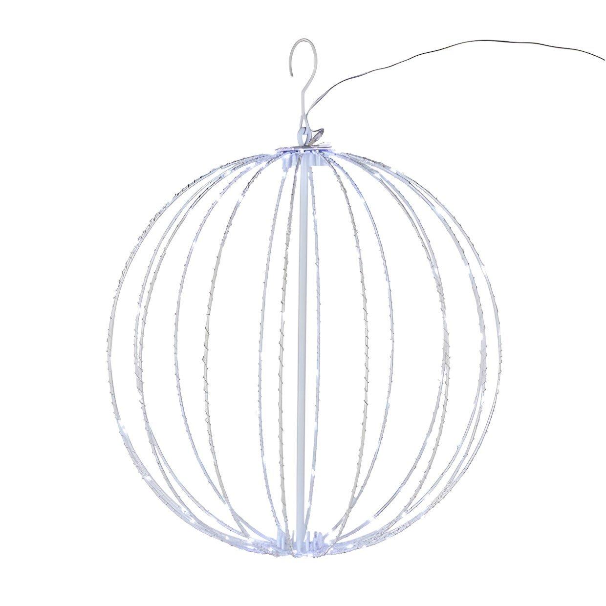 White - The Spirit Of Christmas - LED Bauble 40cm 54 white one size - 3