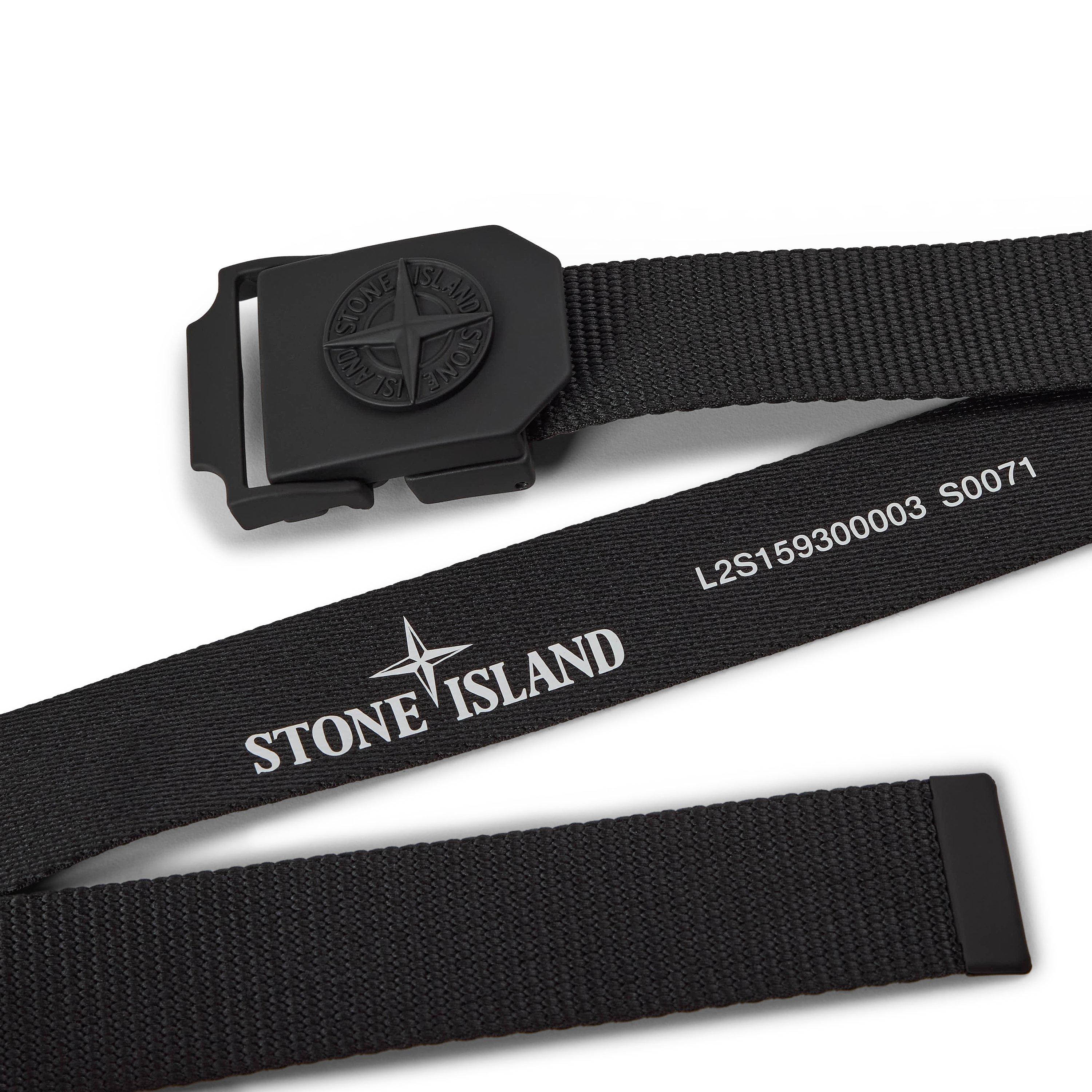 Black V0029 - Stone Island - Stone Fabric Belt Sn64 - 3