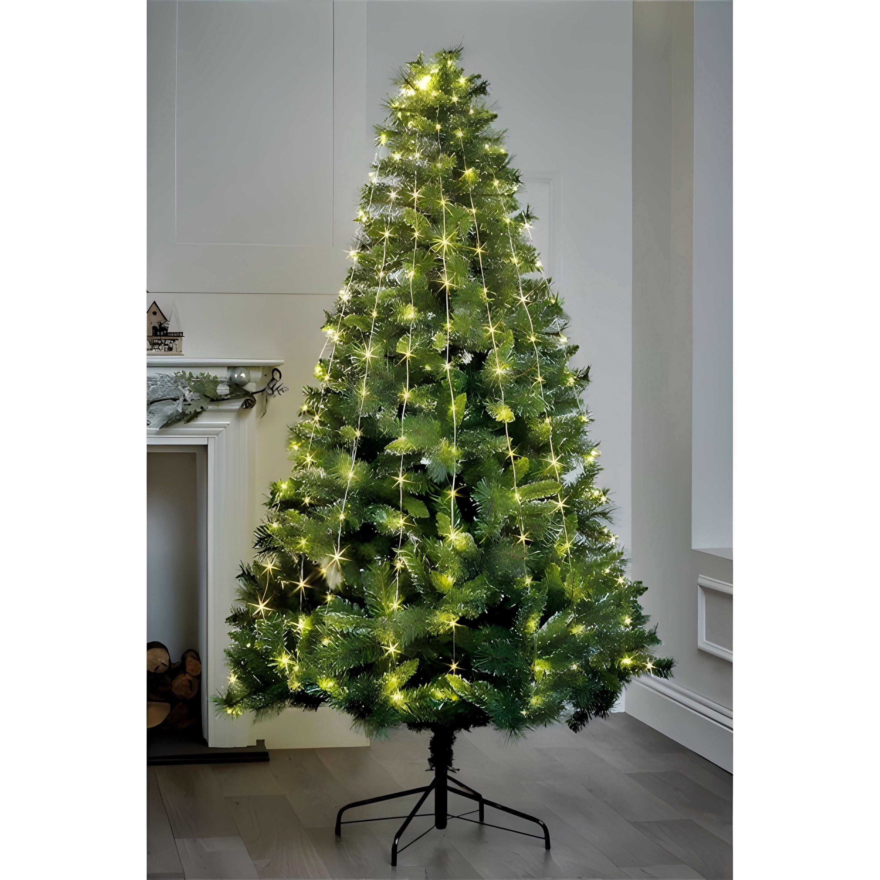 Is Hvid - The Spirit Of Christmas - 420 LED Waterfall 54 Ice White One Size