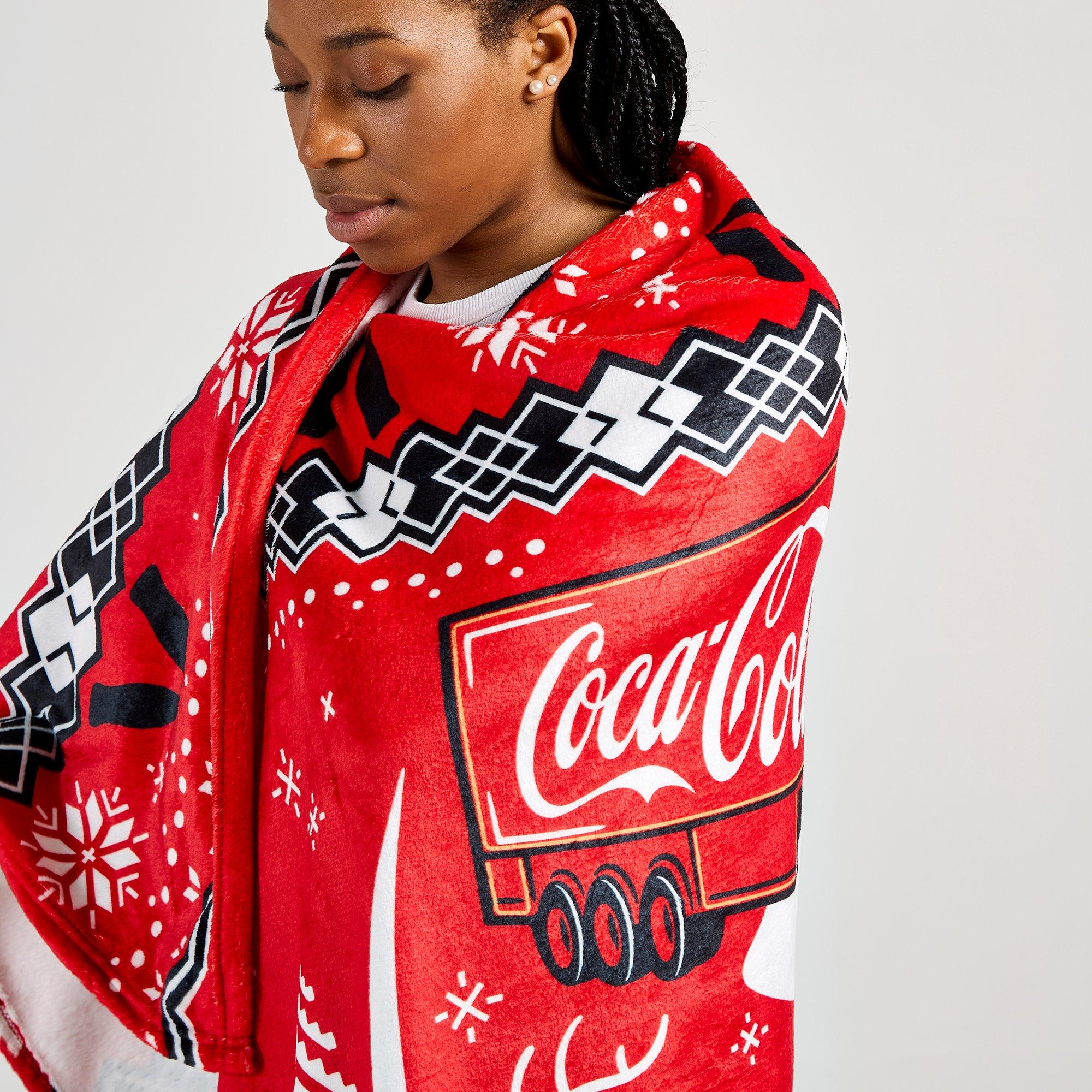 Rood - Coca Cola - Coca-Cola Officially Licensed Christmas Flannel Fleece 150 x 120 cm - 2