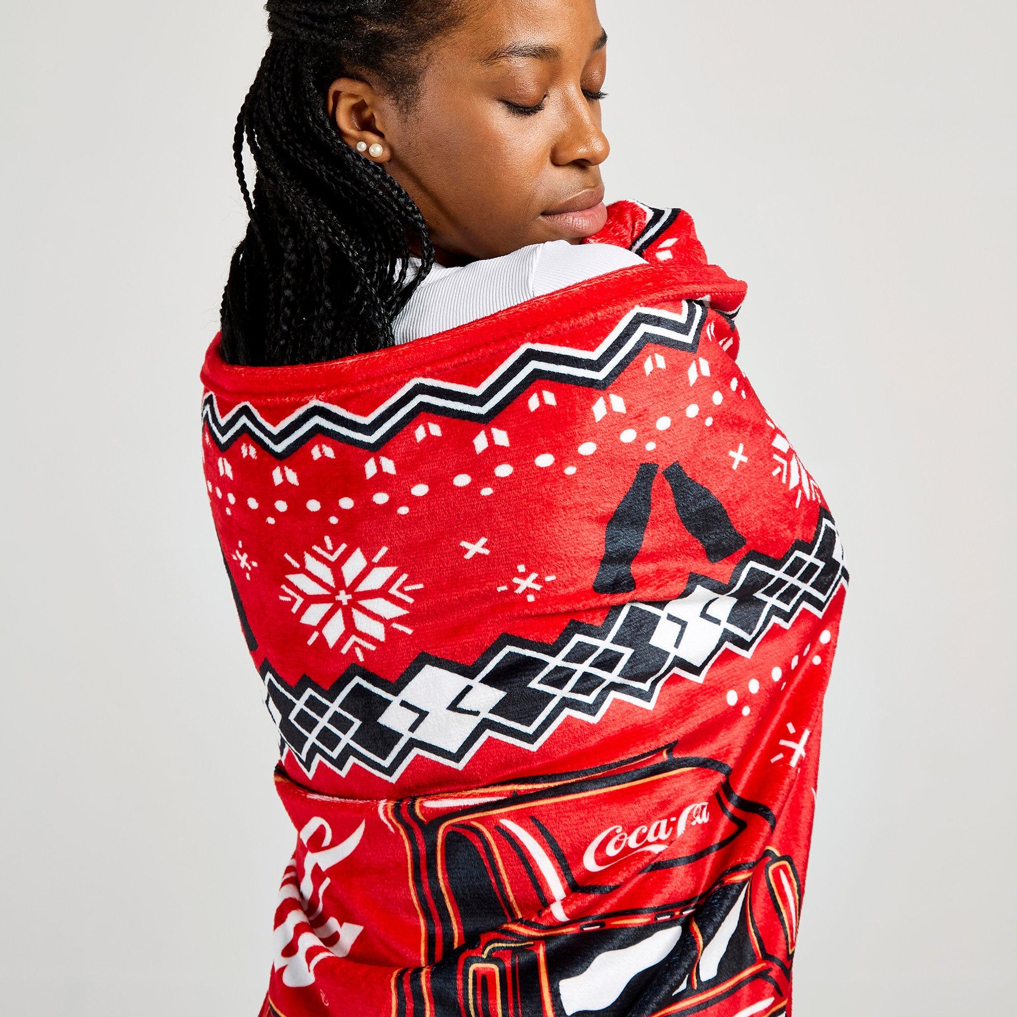 Rood - Coca Cola - Coca-Cola Officially Licensed Christmas Flannel Fleece 150 x 120 cm - 3