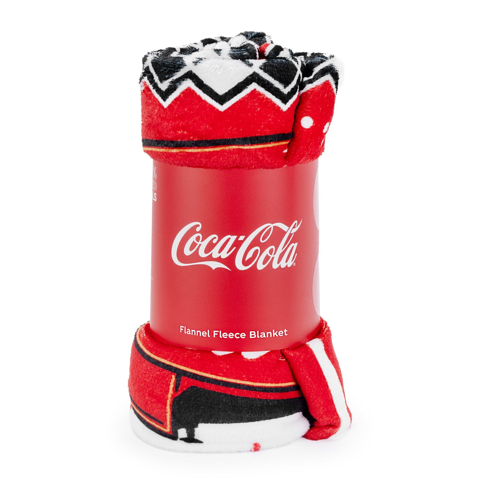 Rood - Coca Cola - Coca-Cola Officially Licensed Christmas Flannel Fleece 150 x 120 cm - 5