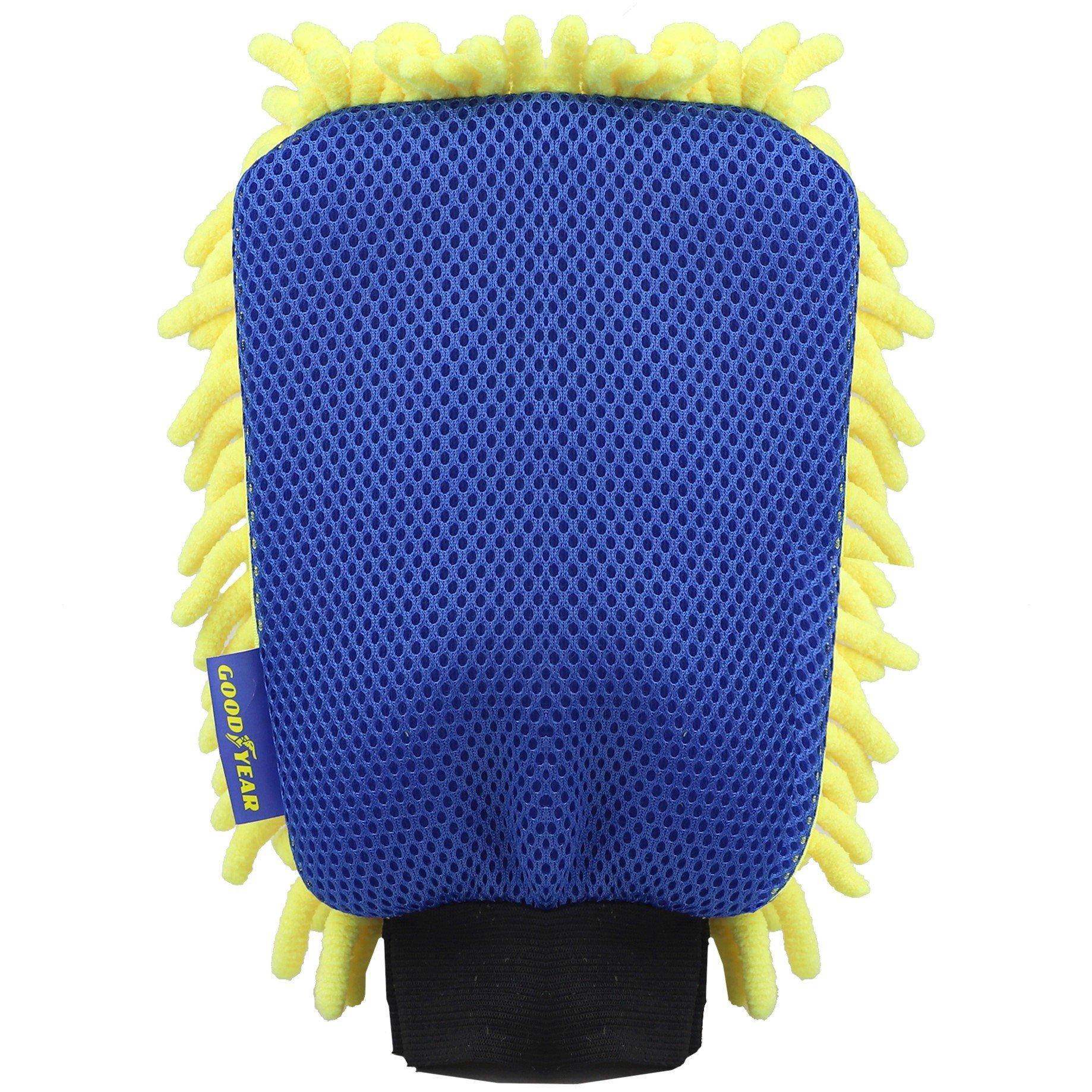 Yellow - Goodyear - Goodyear 2 in 1 Noodle Wash Mitt - 4