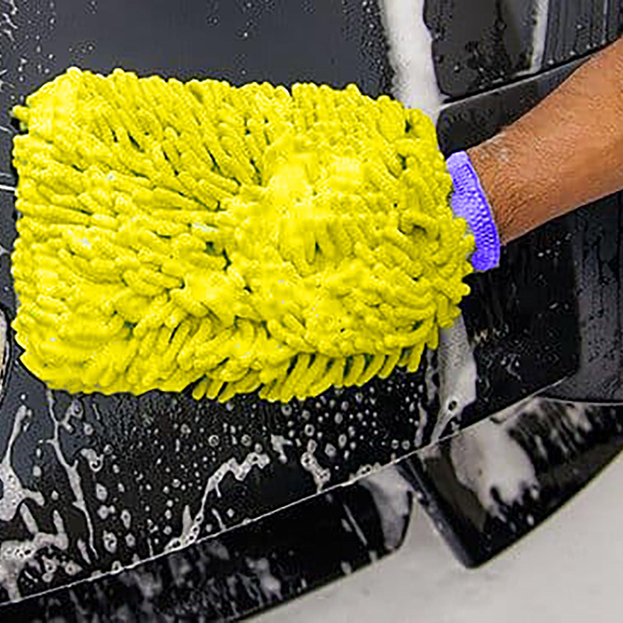 Yellow - Goodyear - Goodyear 2 in 1 Noodle Wash Mitt - 5