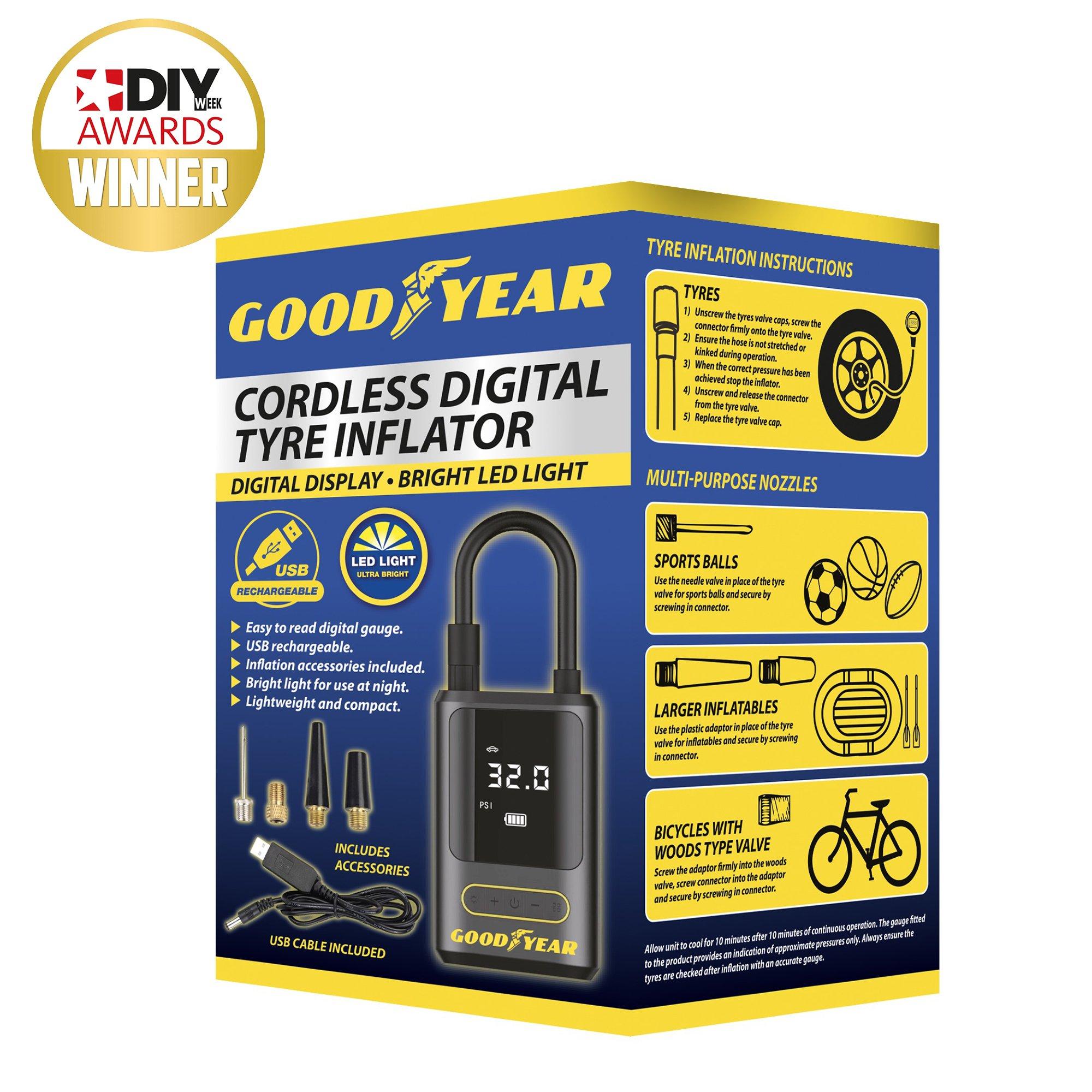 Sivo - Goodyear - Cordless Tyre Inflator - 2
