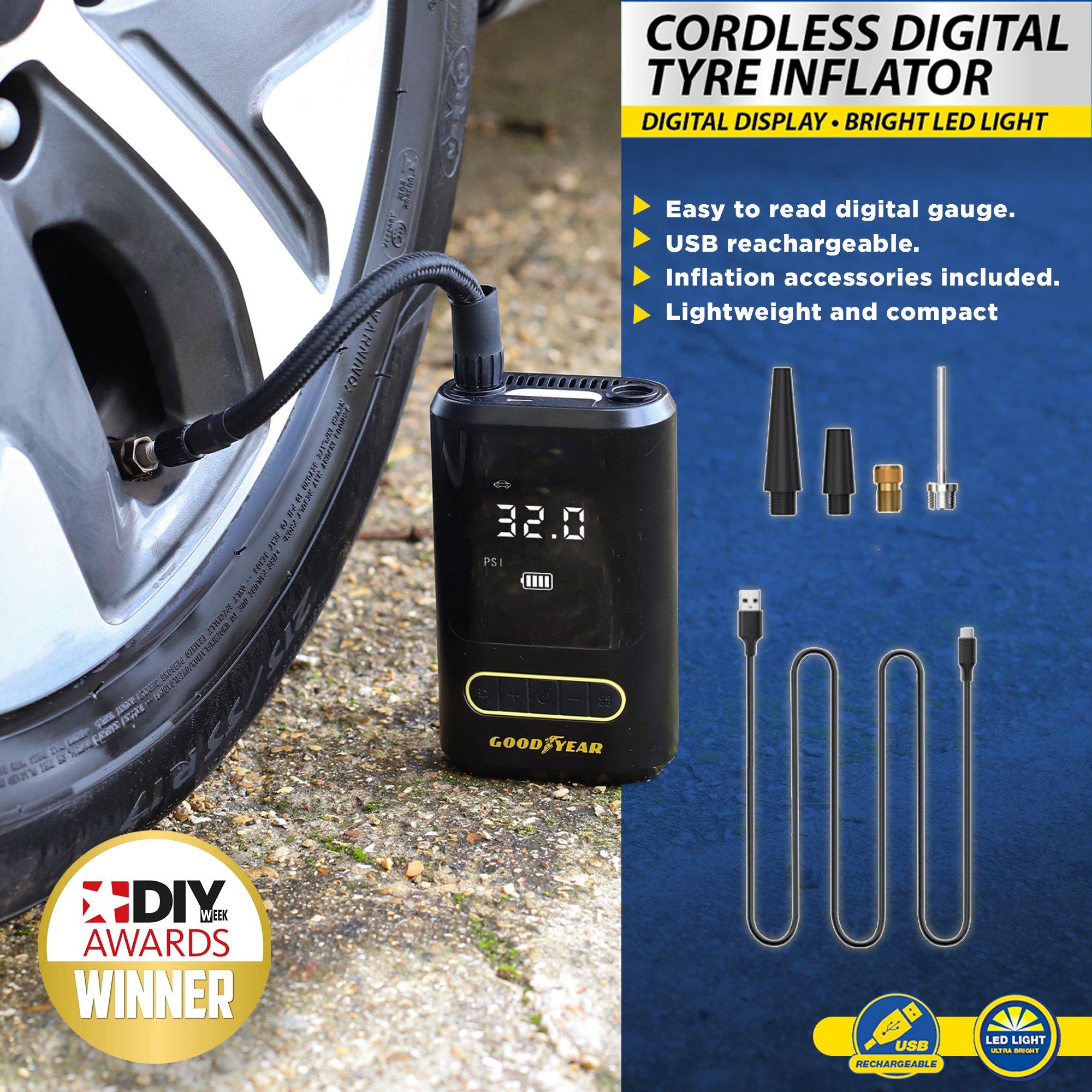 Sivo - Goodyear - Cordless Tyre Inflator - 3