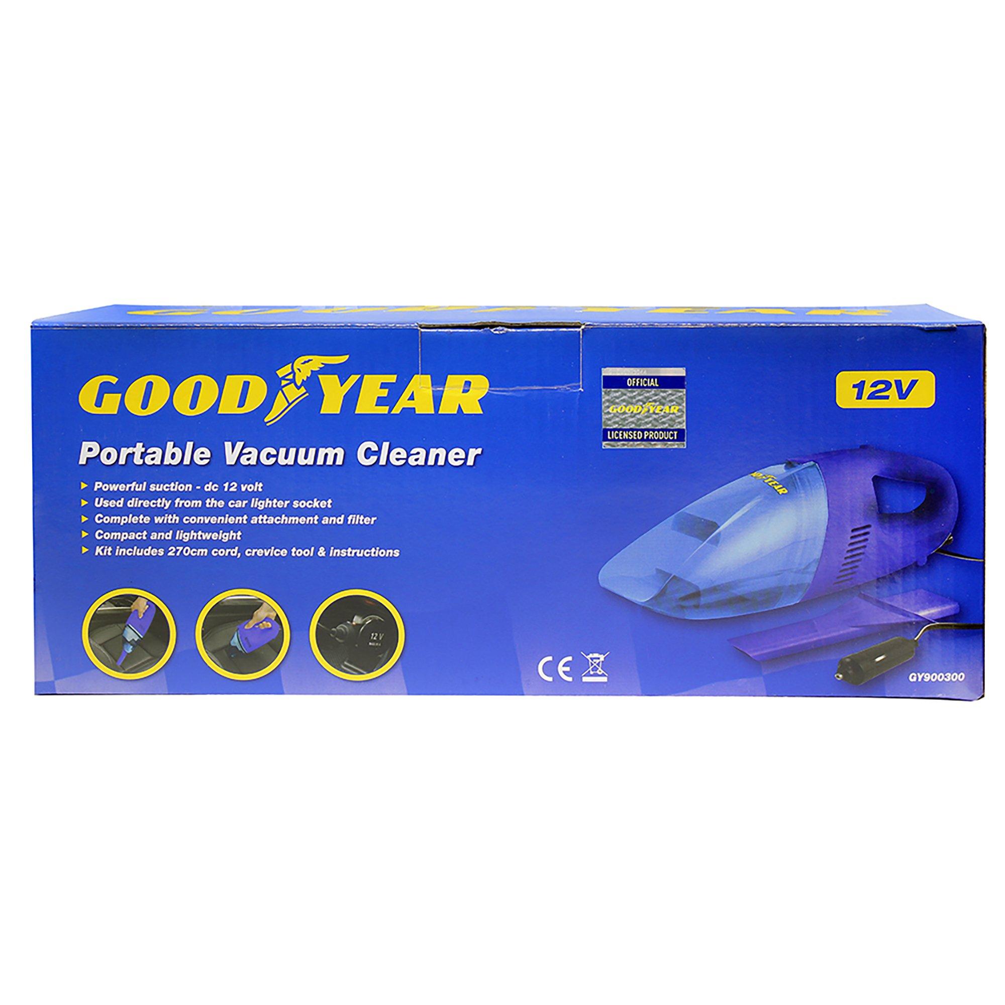 Blue - Goodyear - Car vacuum cleaner - 2
