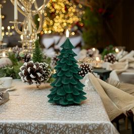 The Spirit Of Christmas LED Candle  Green One Size