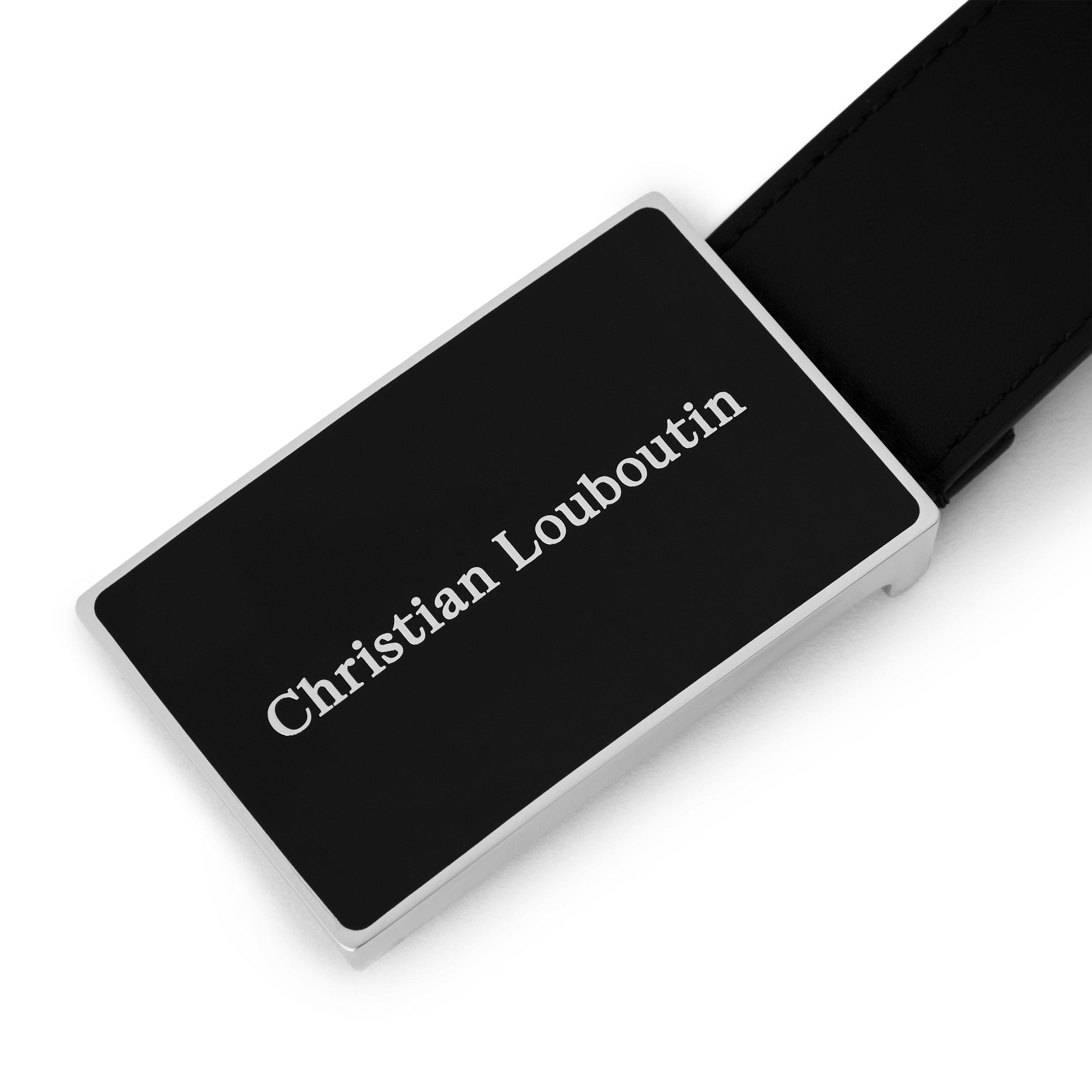 Black Café Gun - Christian Louboutin - Chr Canopy Belt 35mm Sn64 - 3