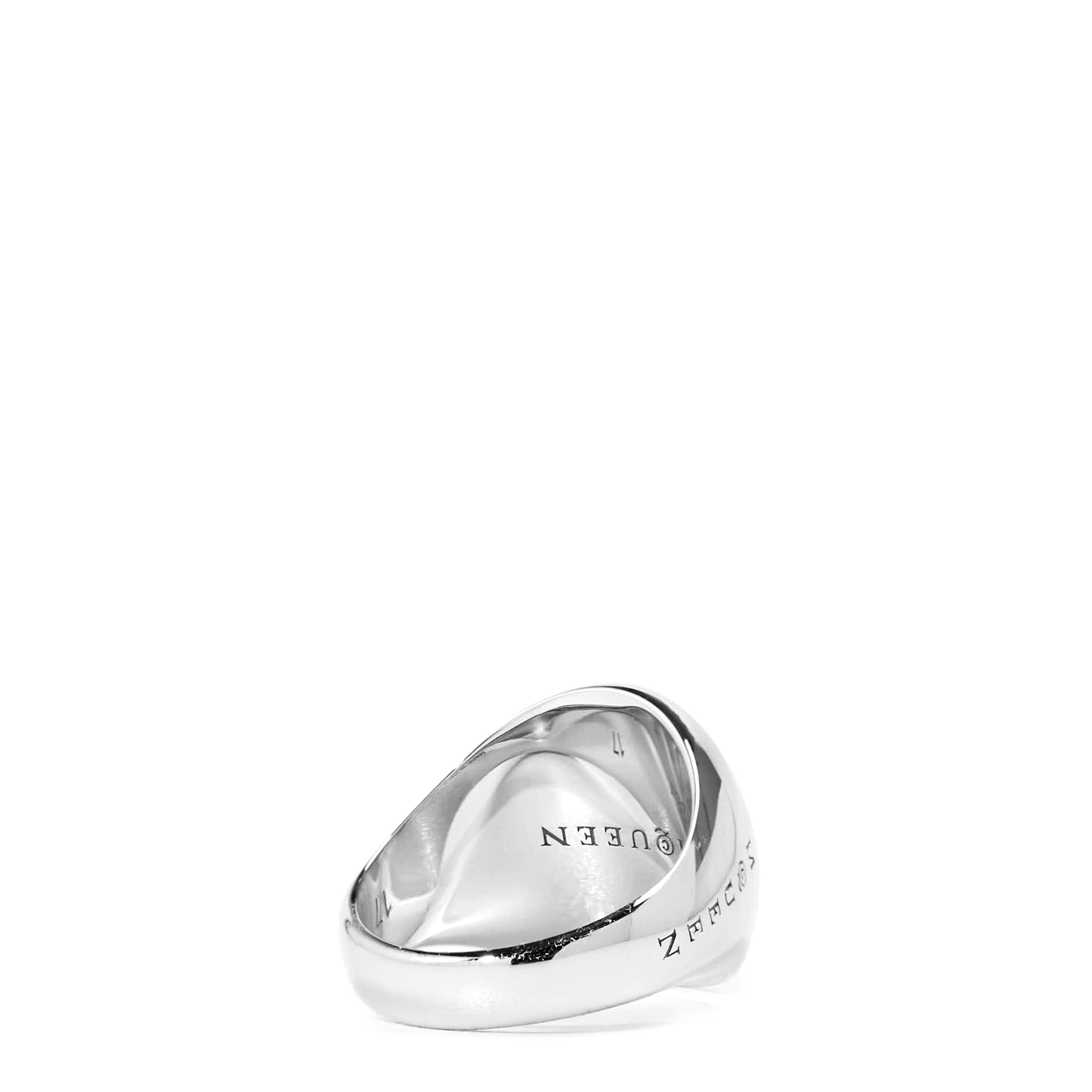 Alexander McQueen | Men's Alex Skull Metal Signet Ring | Flannels