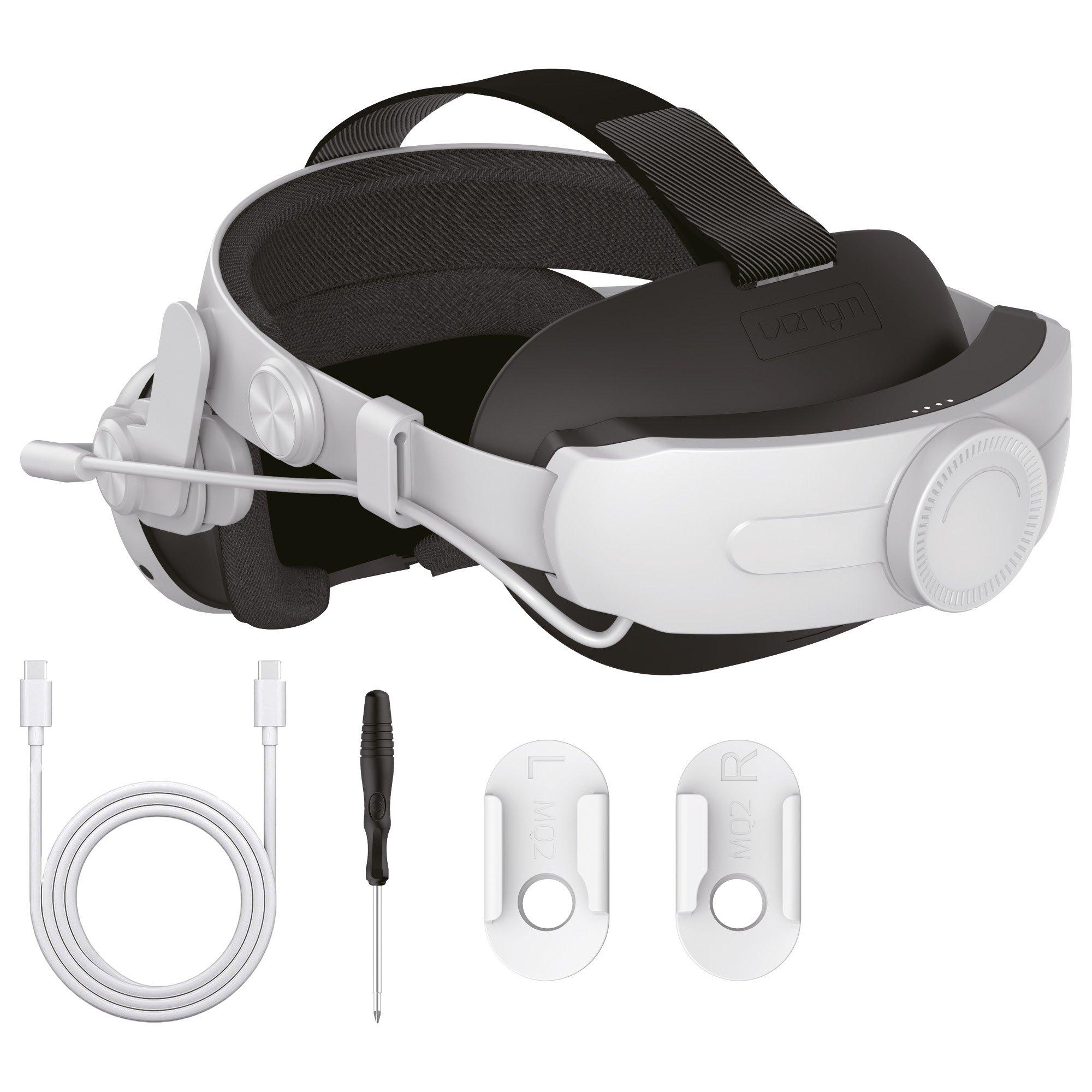 Blanc - Venom - Headstrap With Powerbank For Meta Quest 2 3 & 3S - 2