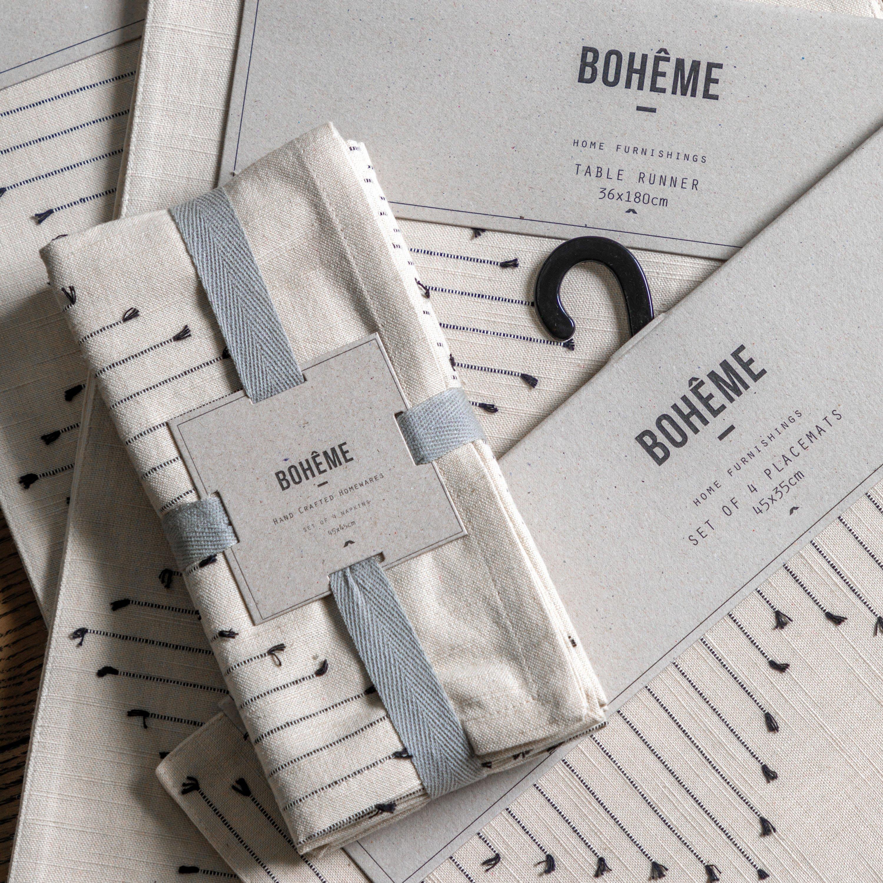 Beige - Gallery - Diamond Weave Napkin (4pk) - 3