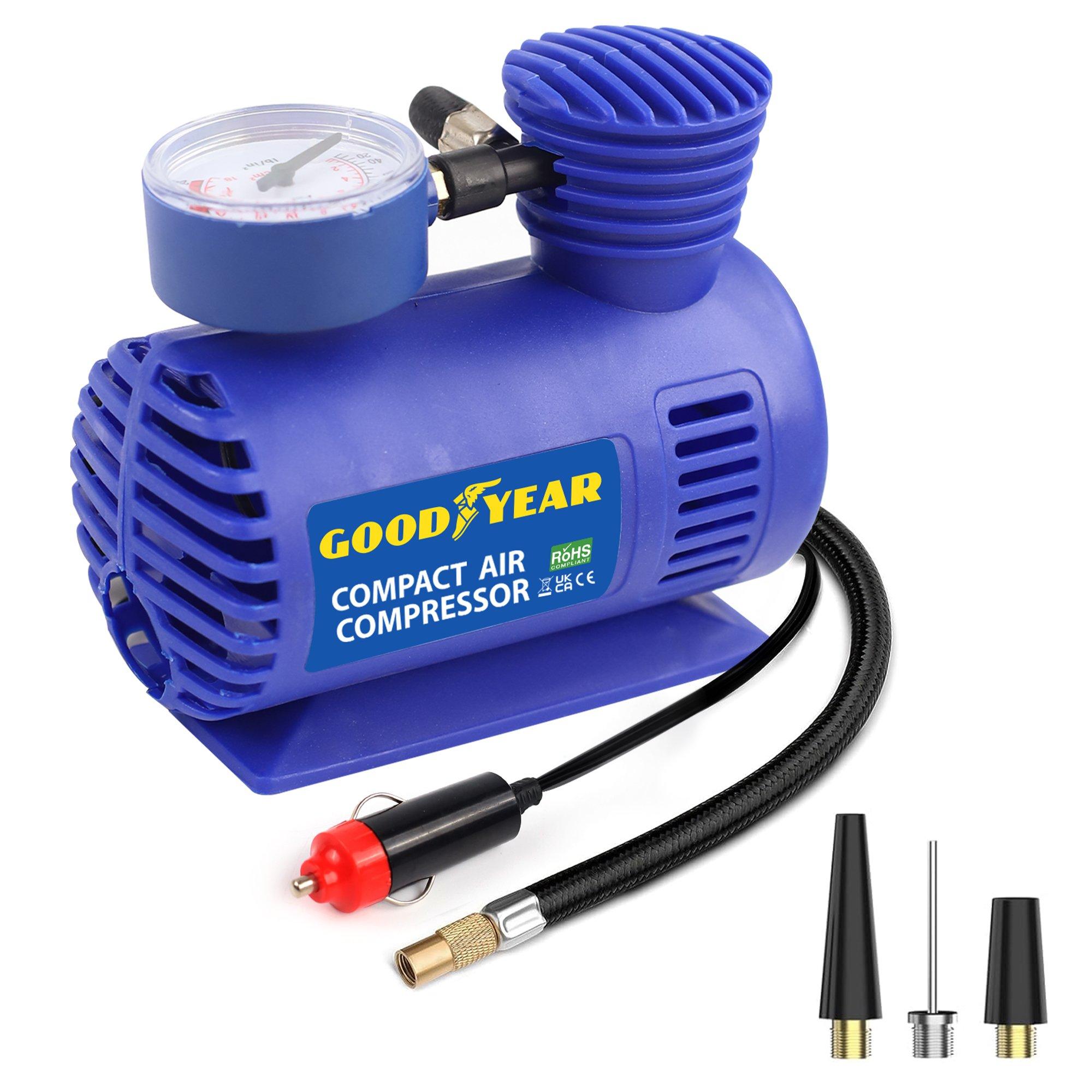 Blue - Goodyear - Compact Air Compressor - 1