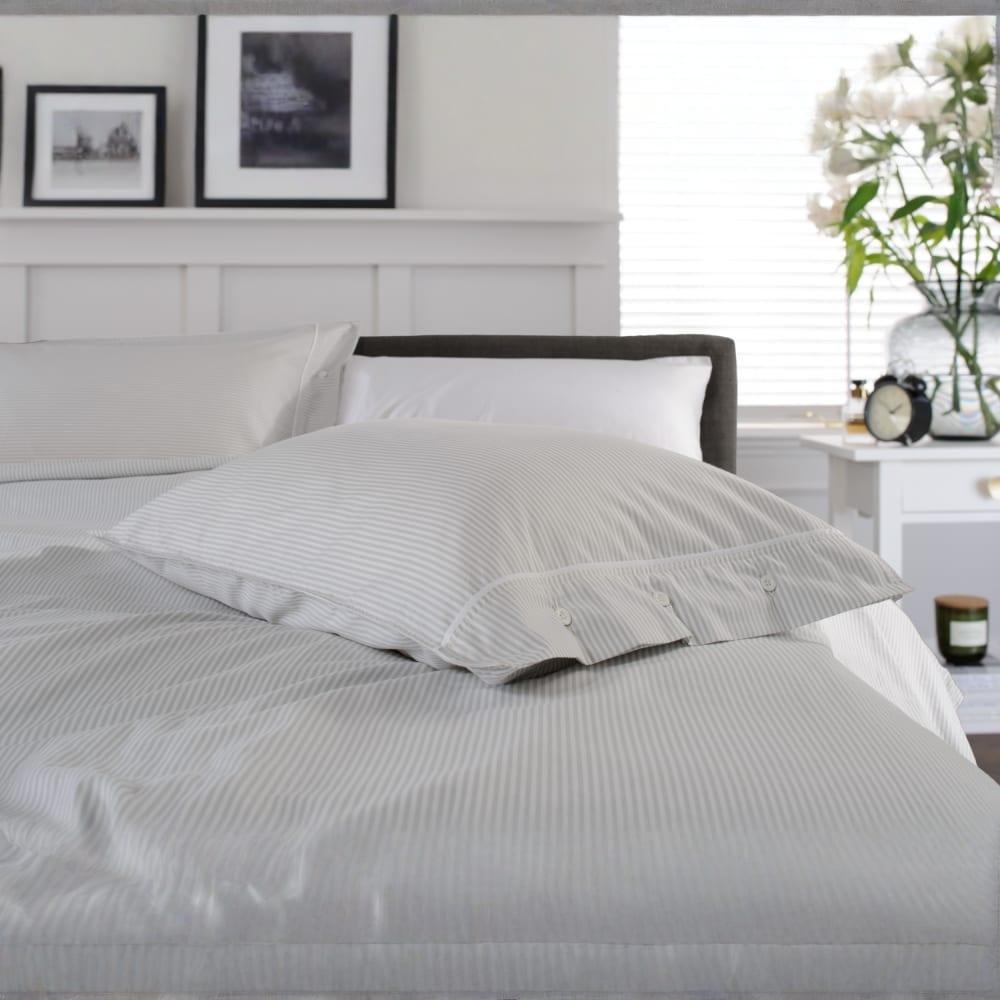 Grey/White - The Lyndon Company - Duvet Cover Sets - 2