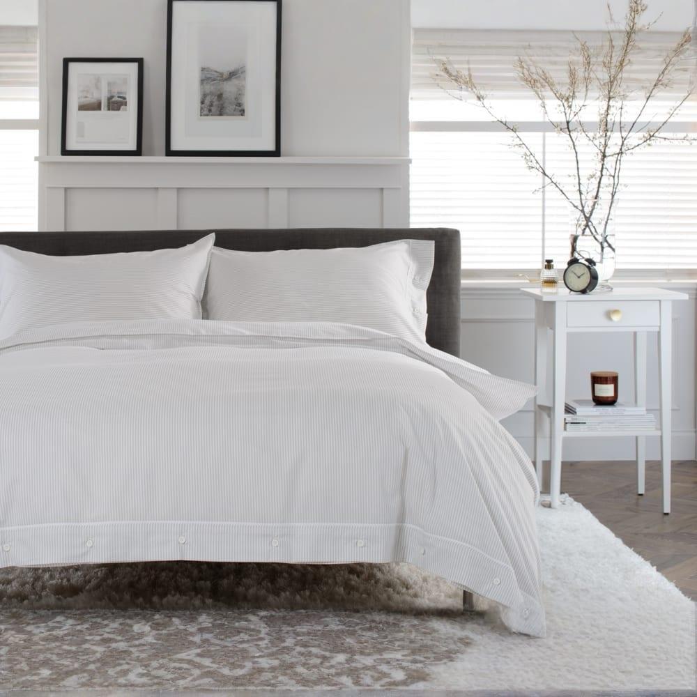 Grey/White - The Lyndon Company - Duvet Cover Sets - 3