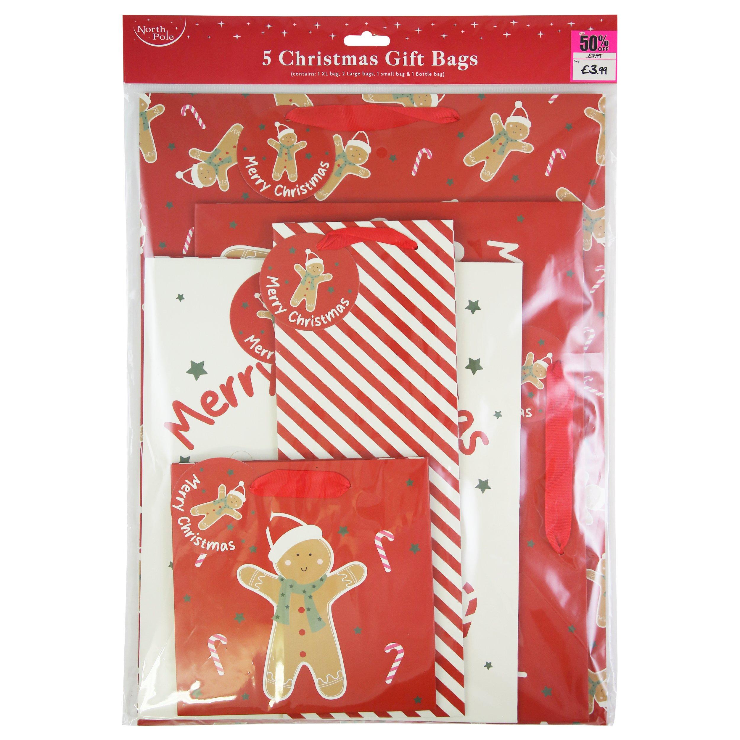 Gingerbread - North Pole - Adults Gift Bags - 1