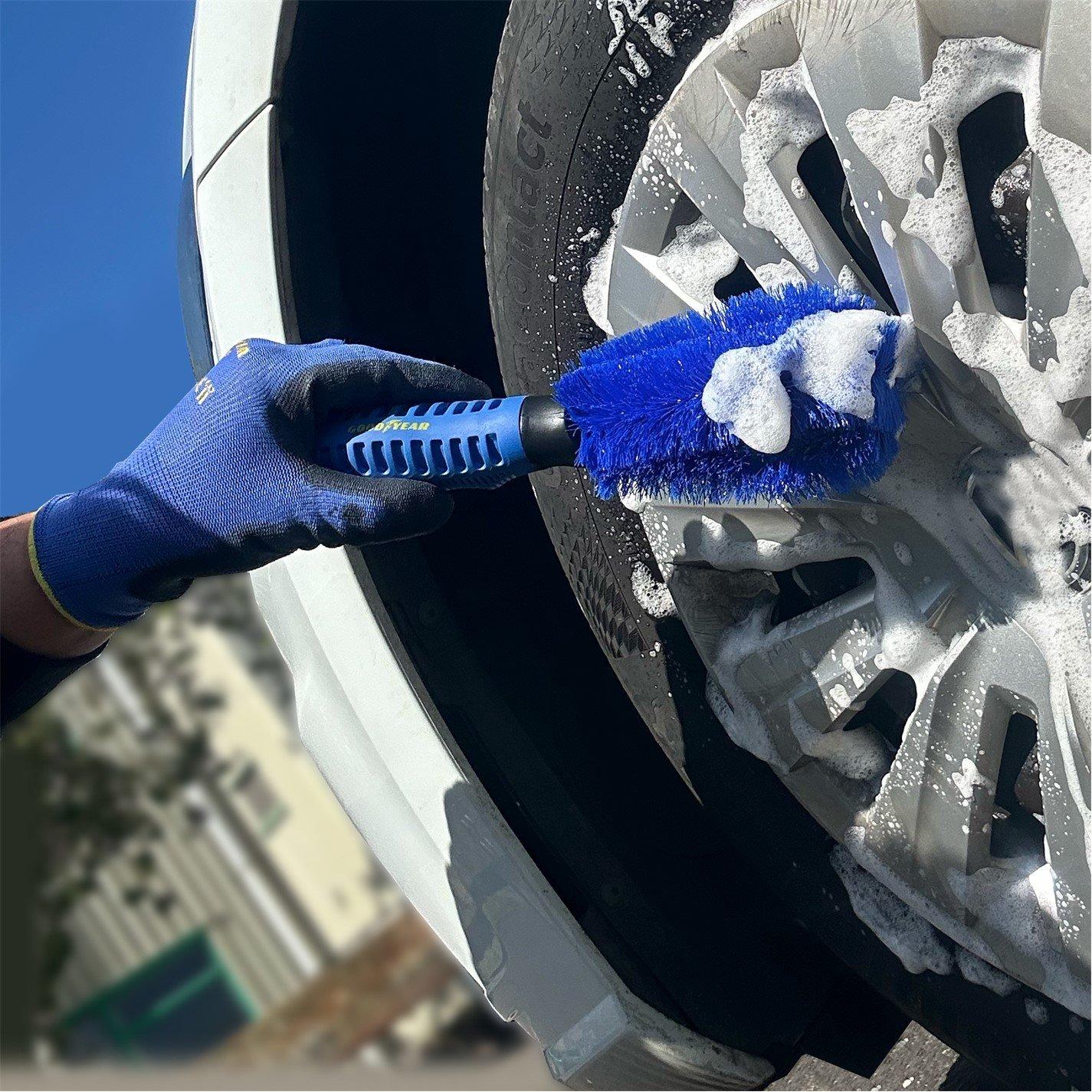 Blue/Yellow - Goodyear - Goodyear Alloy Wheel Brush - 12