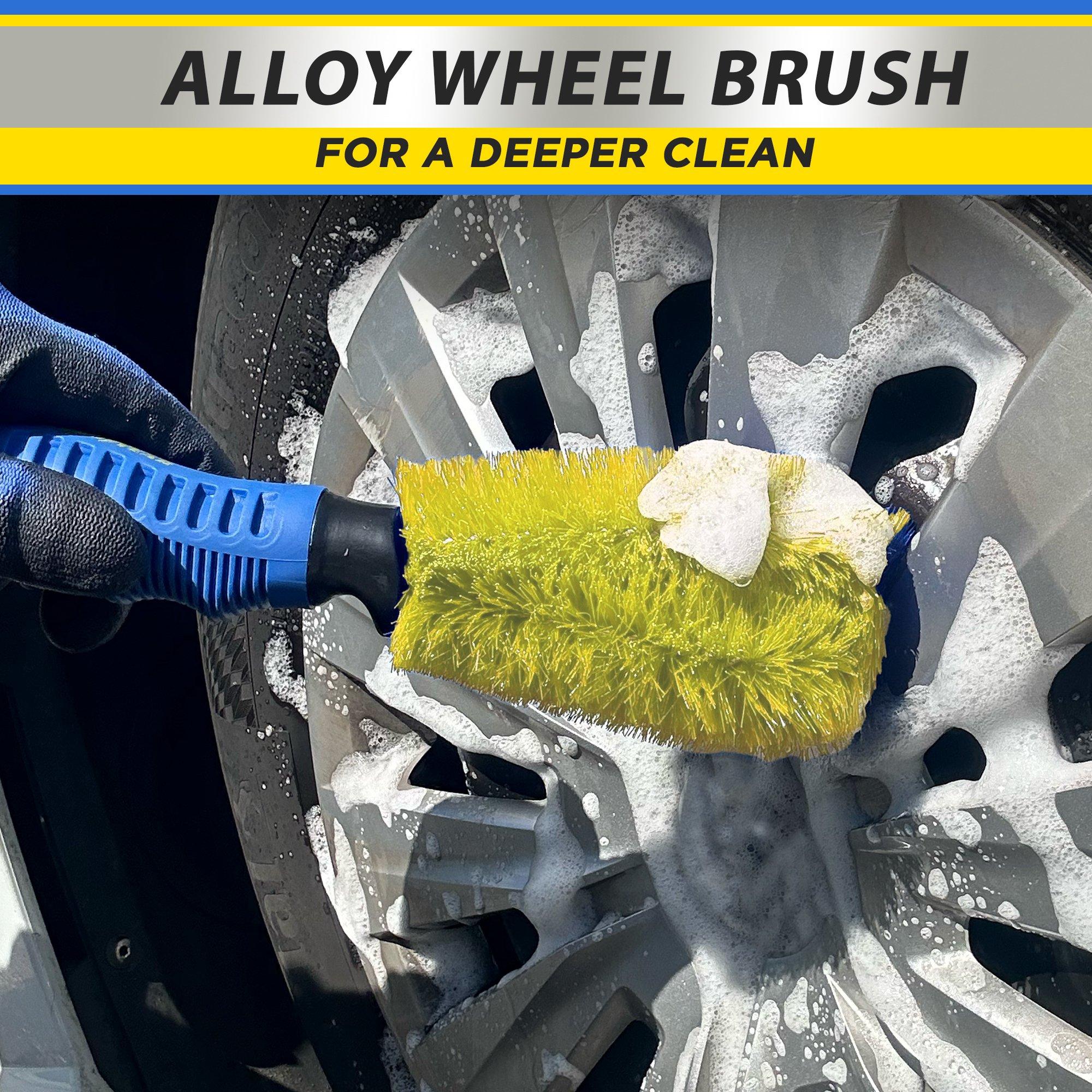 Blue/Yellow - Goodyear - Goodyear Alloy Wheel Brush - 3