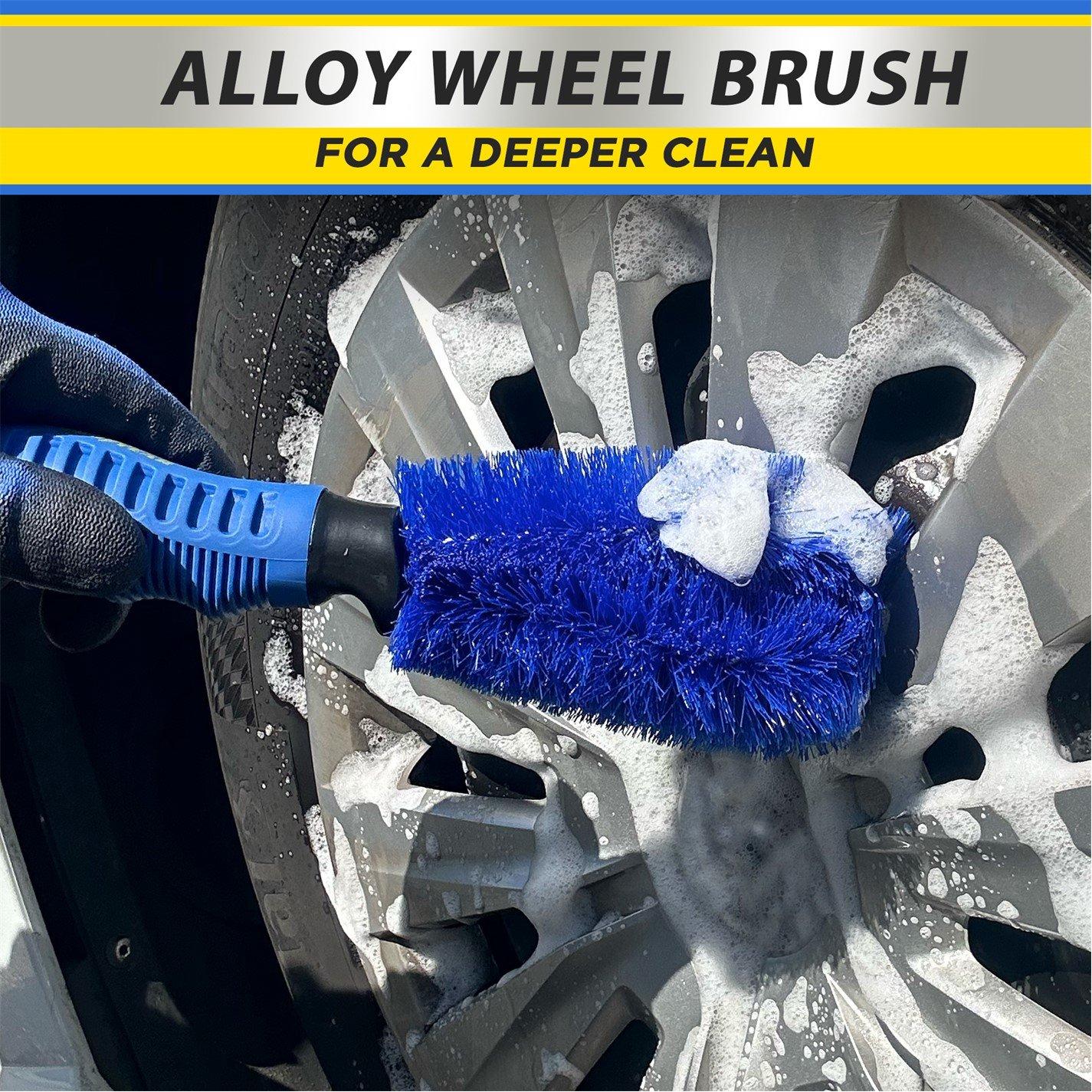 Blue/Yellow - Goodyear - Goodyear Alloy Wheel Brush - 9