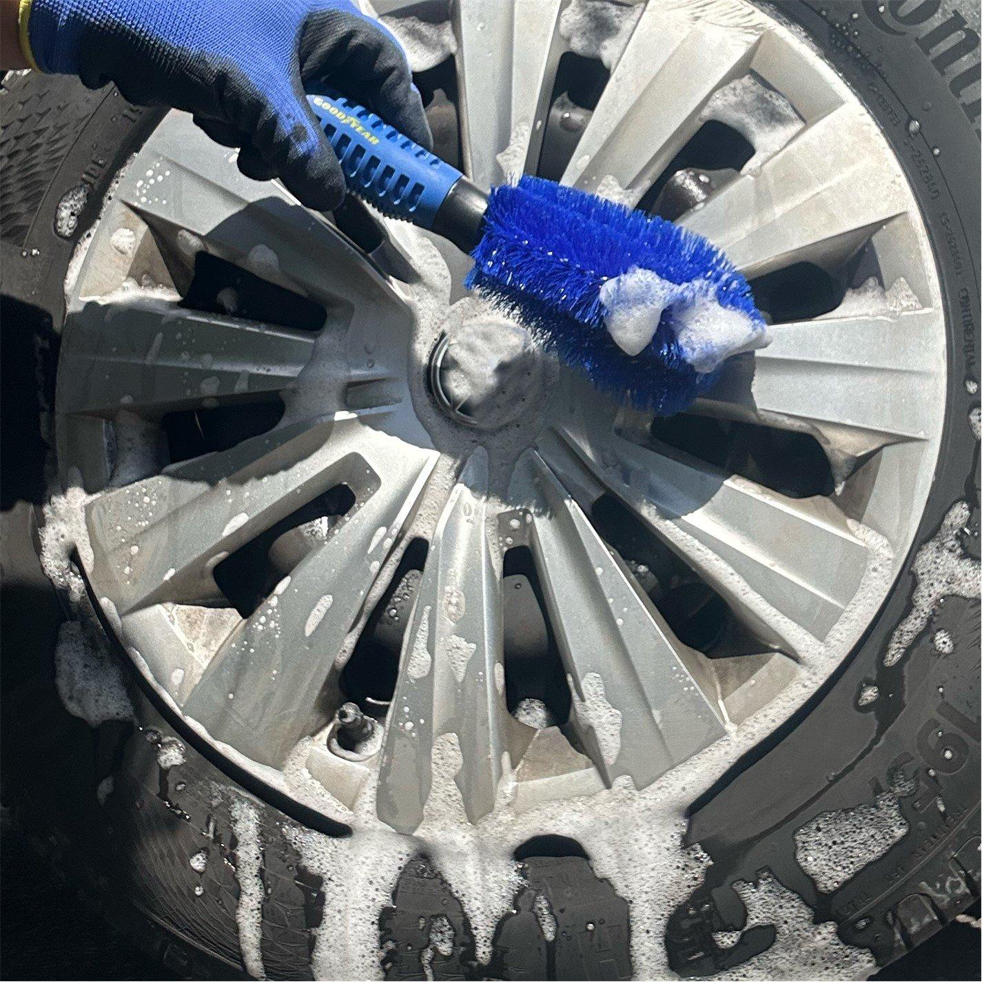 Blue/Yellow - Goodyear - Goodyear Alloy Wheel Brush - 10