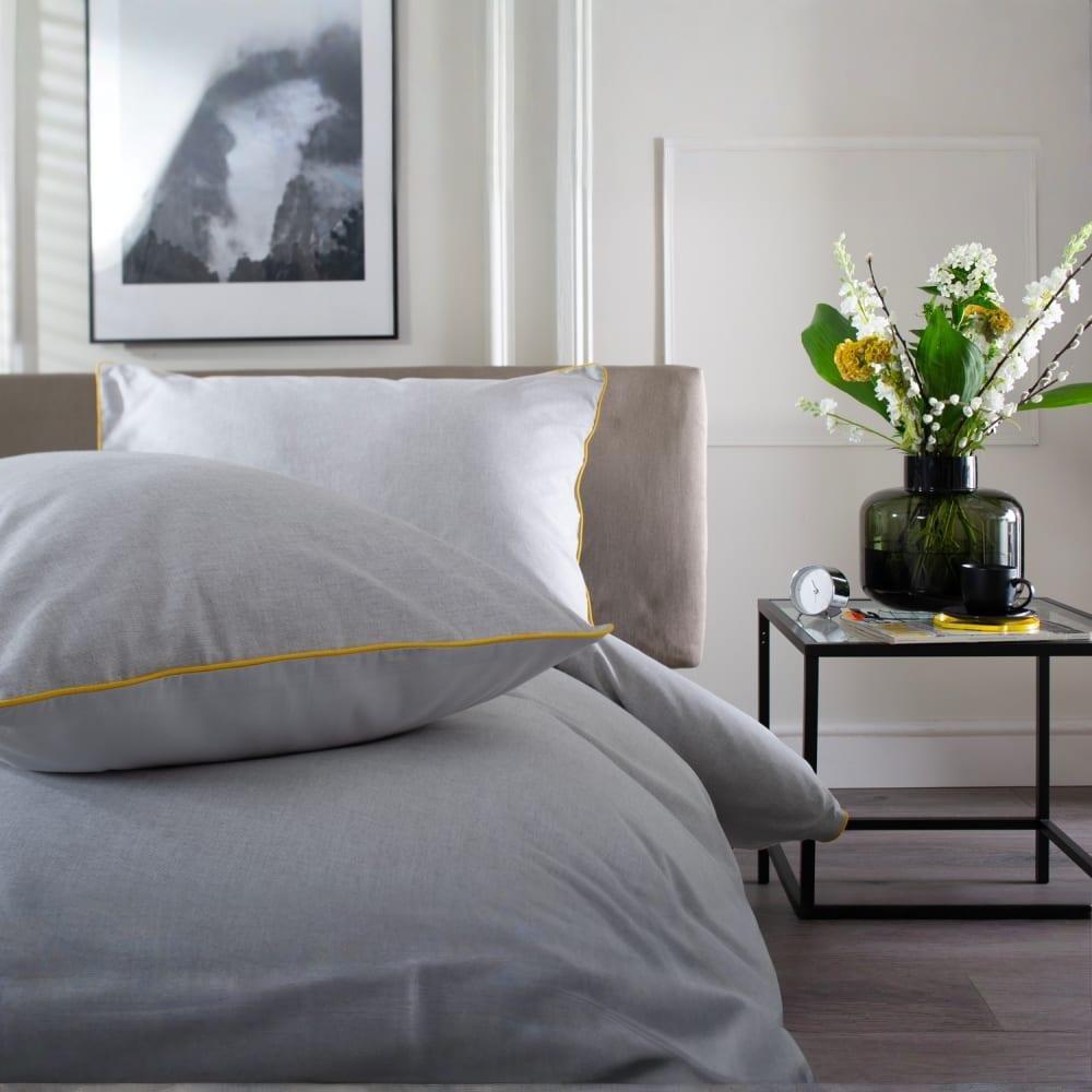 Yorkie Yellow - The Lyndon Company - Yorkie Grey Duvet Cover Set - 3