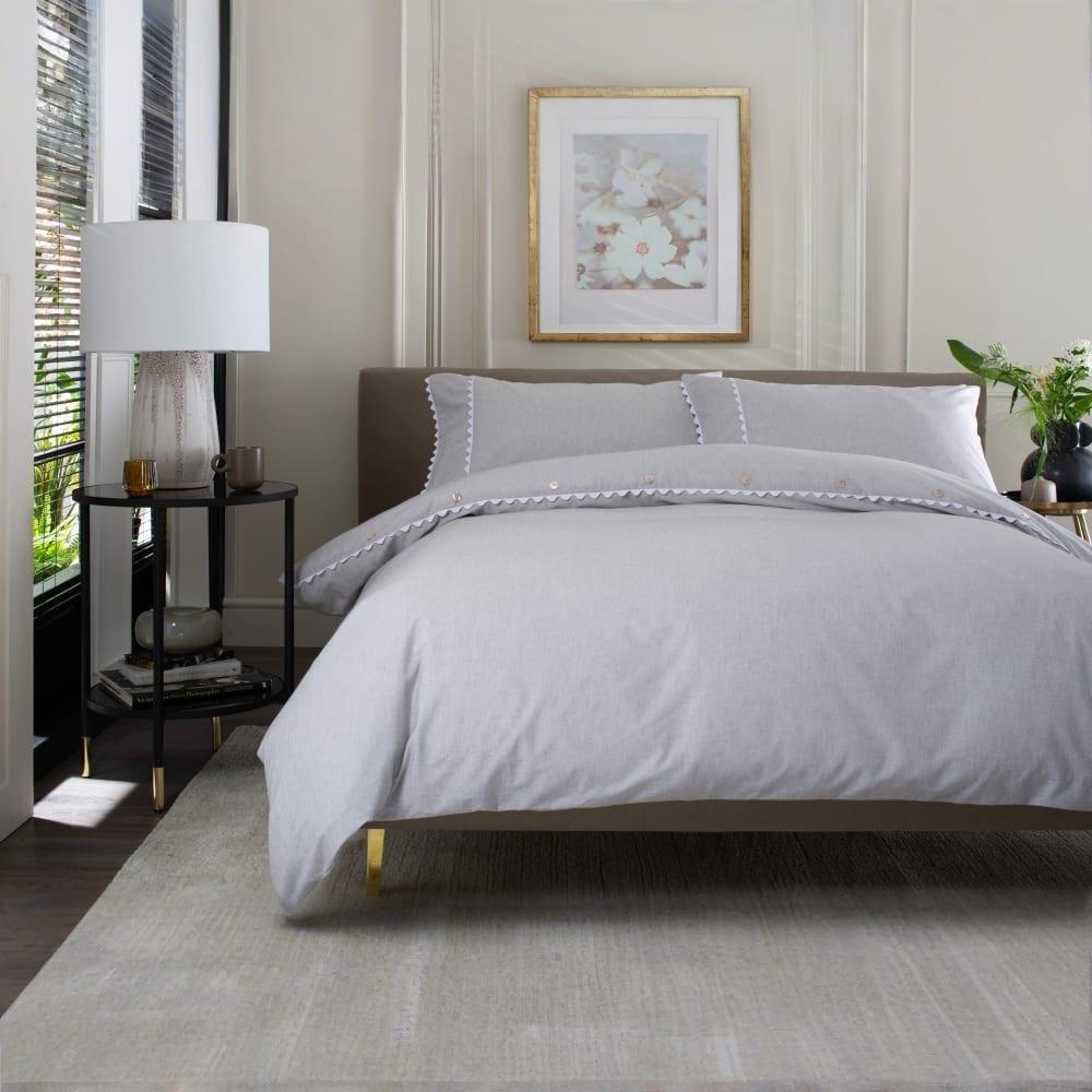 Grey - The Lyndon Company - Felix Duvet Cover Sets - 2