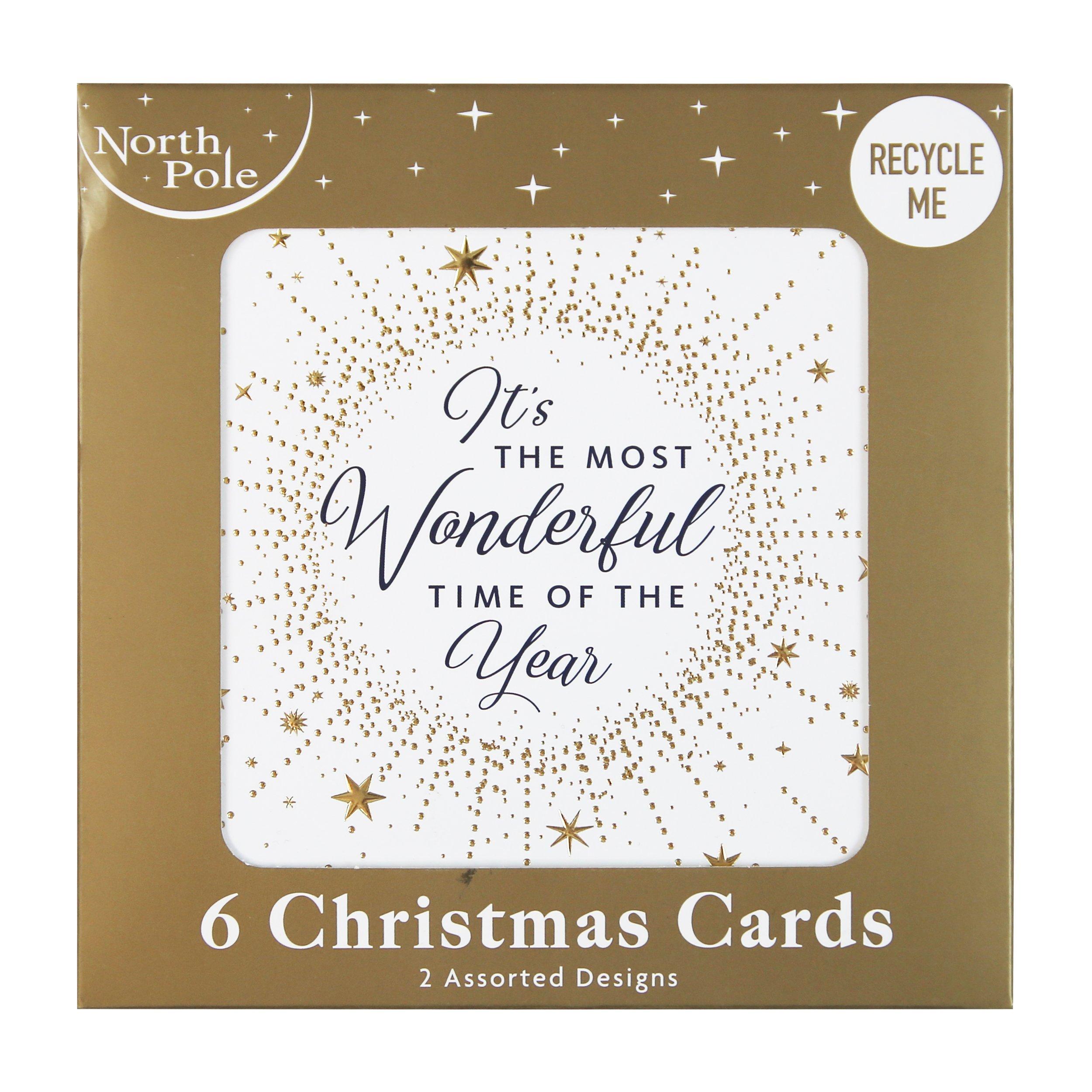 Xmas - North Pole - Adults Lux Christmas Cards - 1