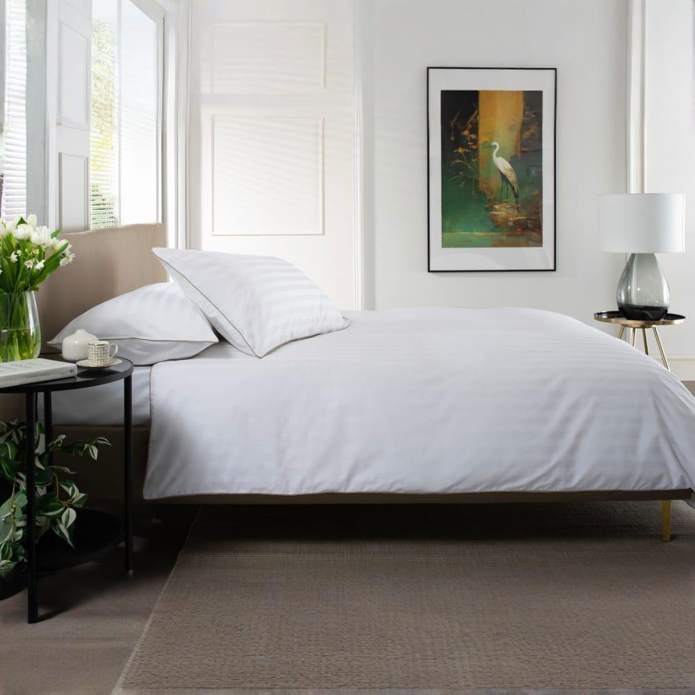 White - The Lyndon Company - LC Loxley Duvet Cover Sets - 2