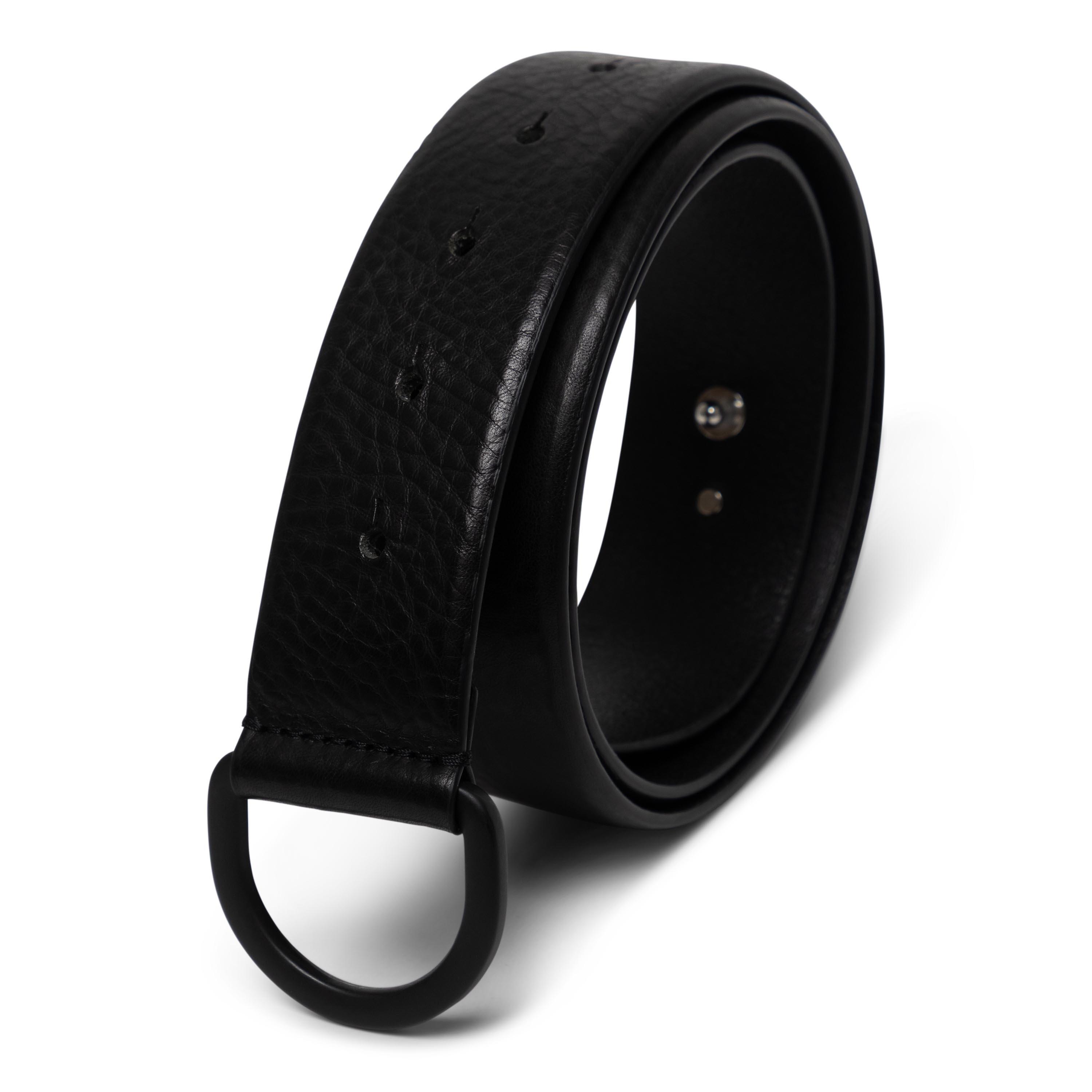 Black Denim - Diesel - Men's B-Bly Leather Belt - 2