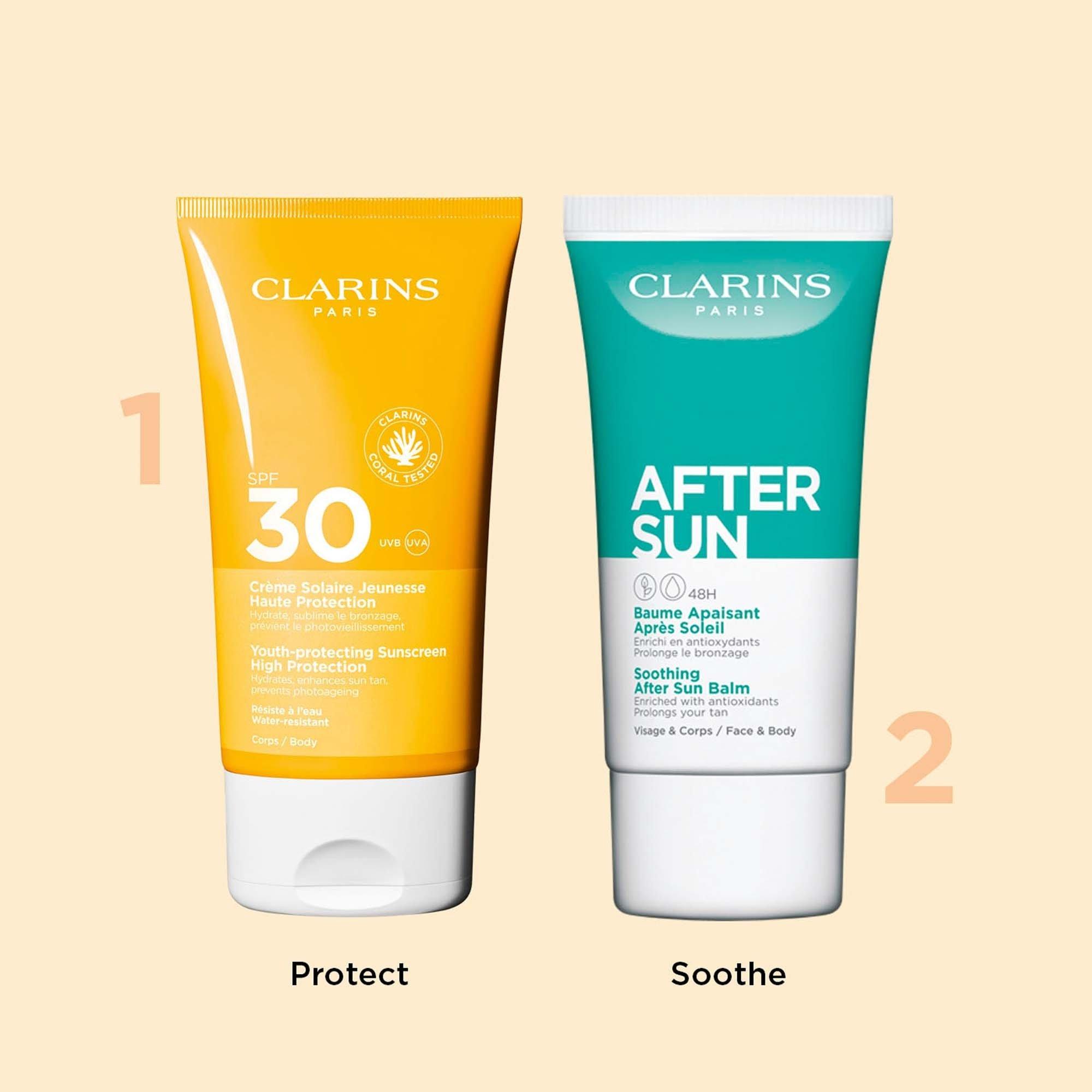 Clear - Clarins - Sun Care Body Cream SPF 30 - 7