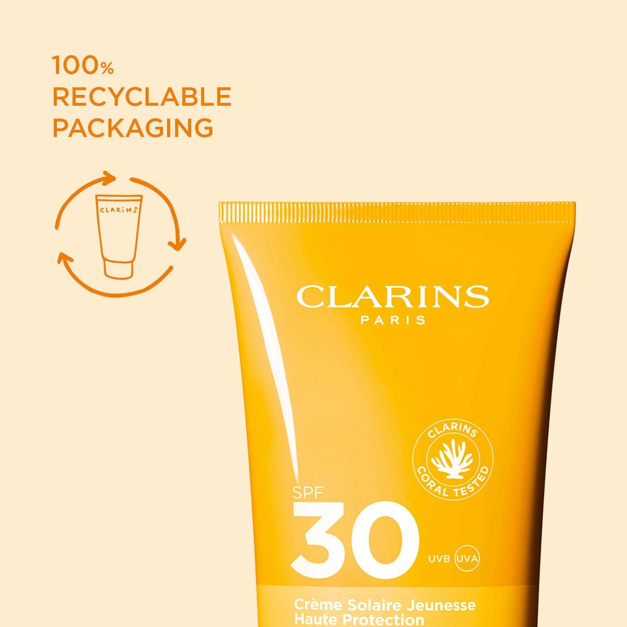 Clear - Clarins - Sun Care Body Cream SPF 30 - 8