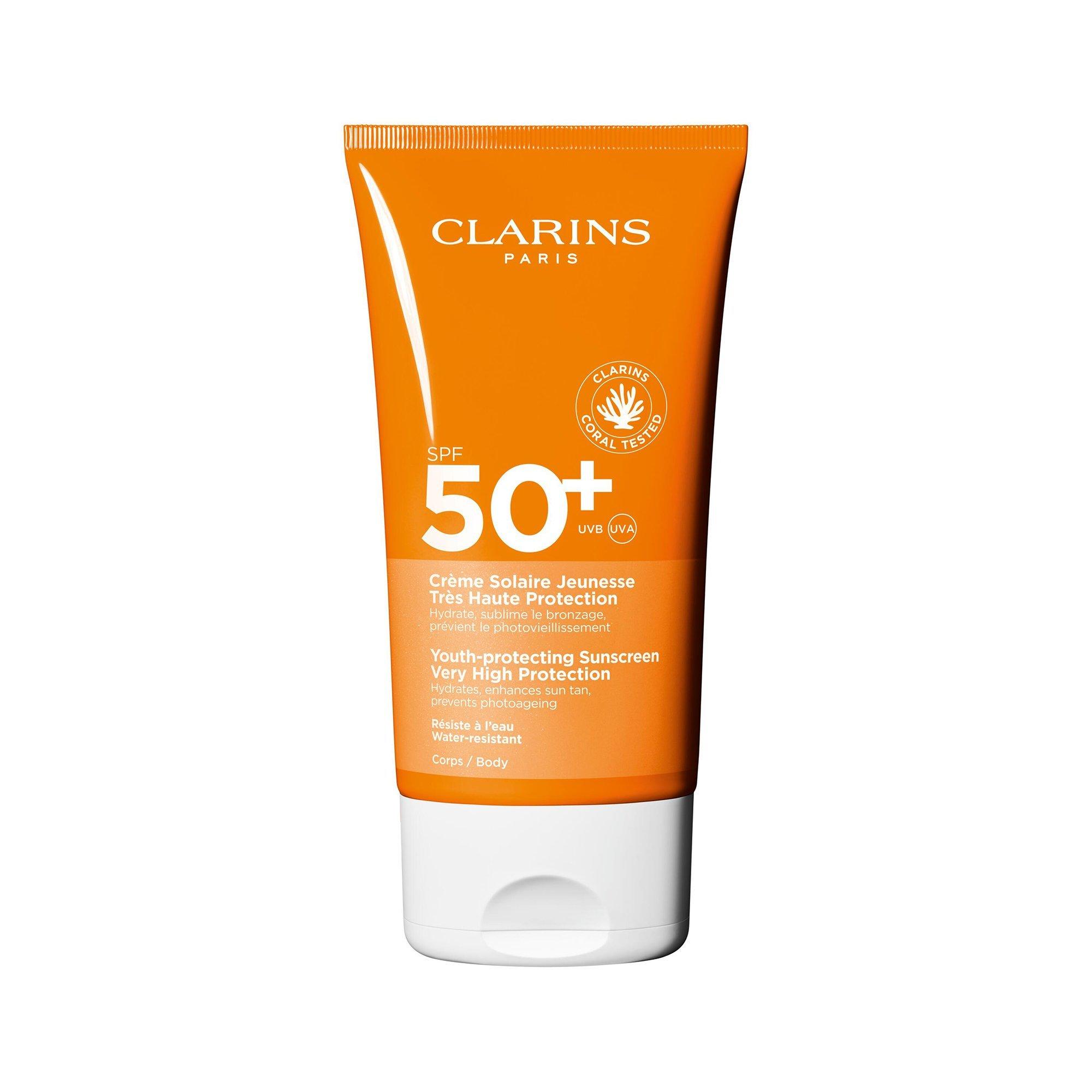 Clear - Clarins - Sun Care Body Cream SPF 50+ - 1