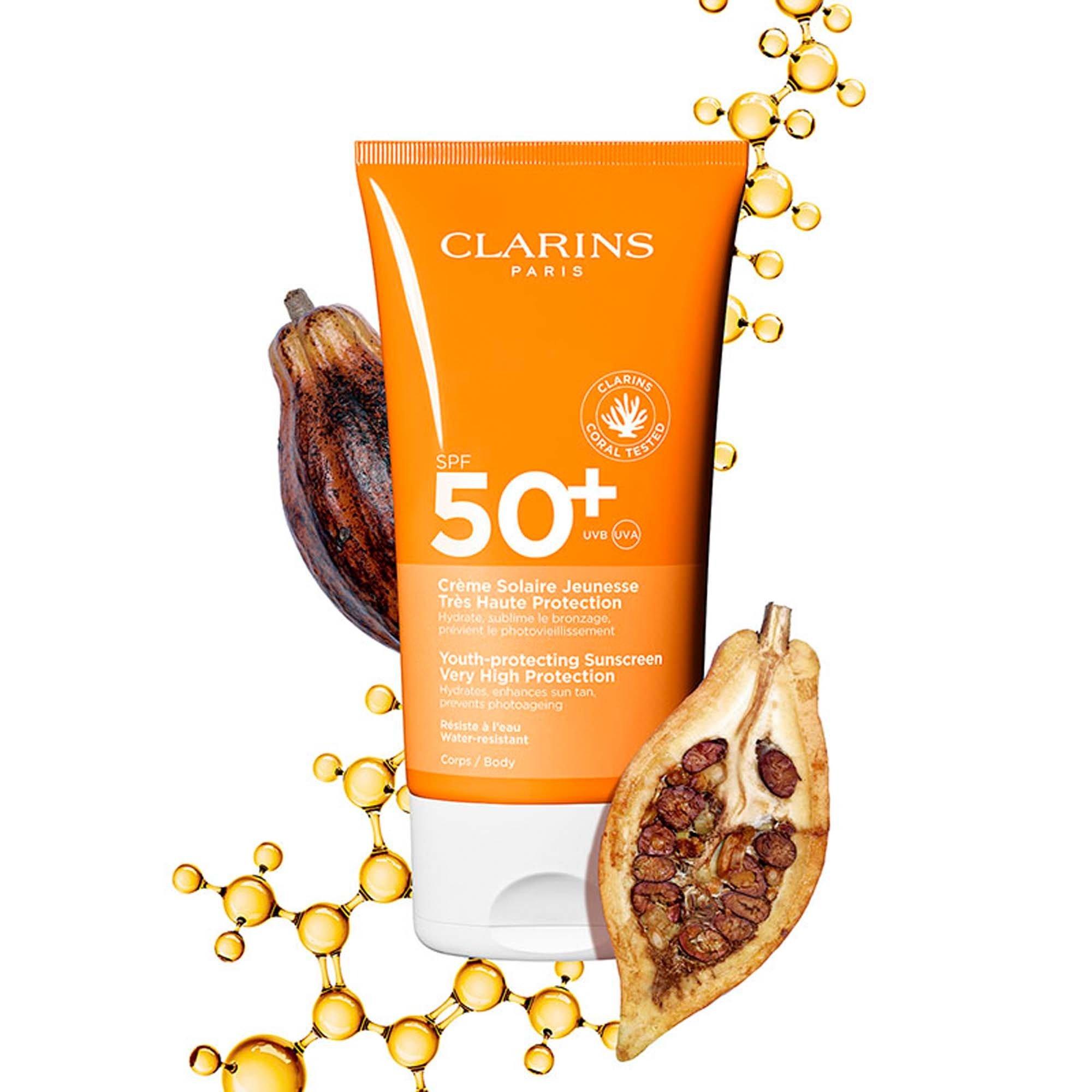 Clear - Clarins - Sun Care Body Cream SPF 50+ - 2