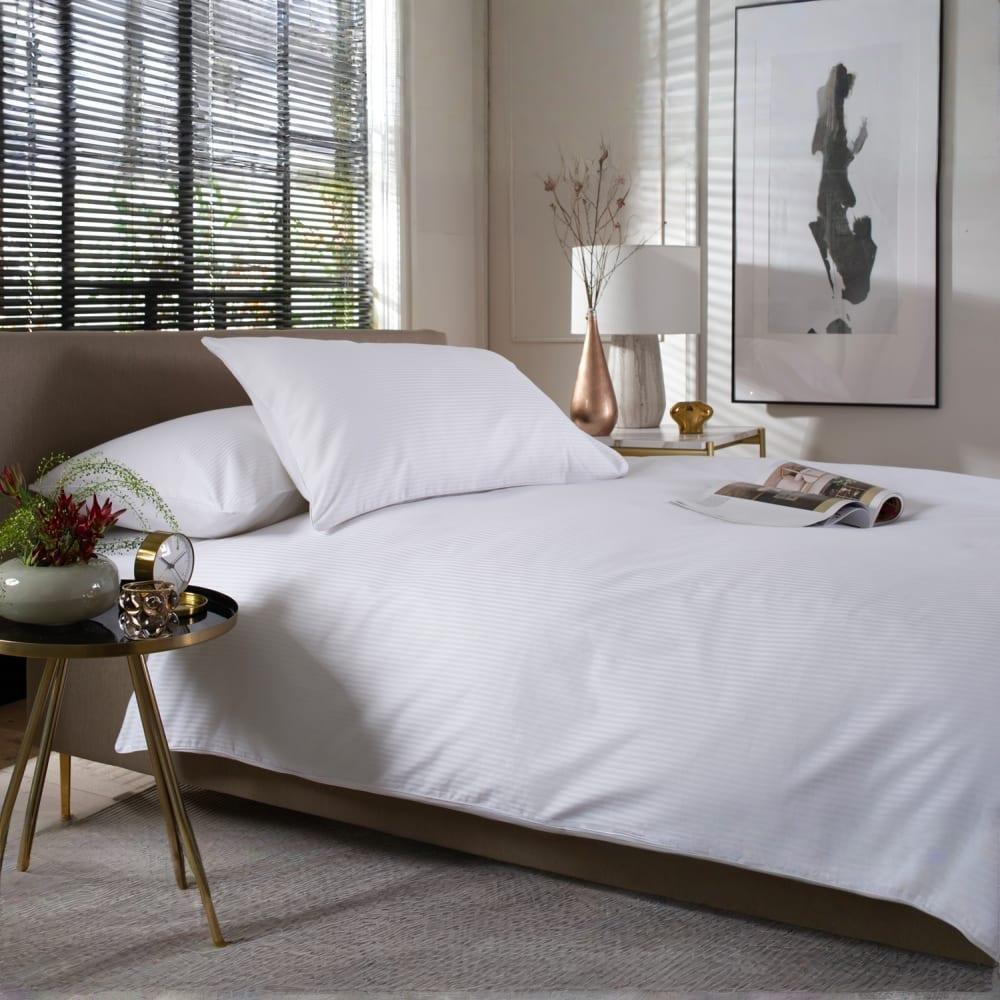 White - The Lyndon Company - Mayfair Duvet Cover Sets - 2