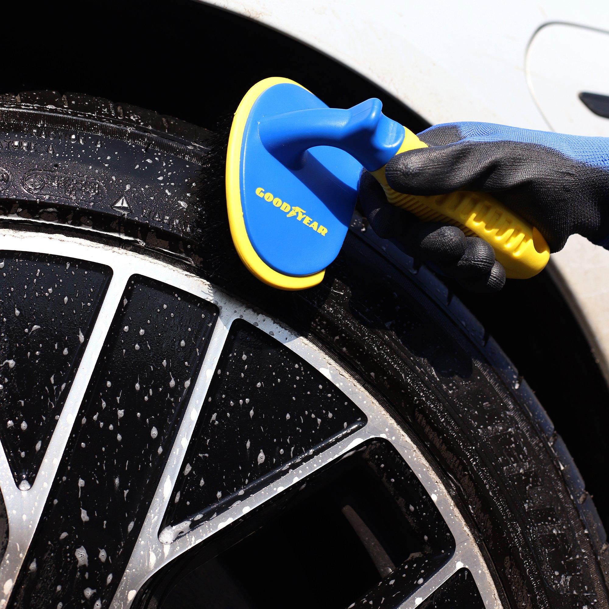 Blue/Yellow - Goodyear - Goodyear Wheel & Tyre Brush - 6