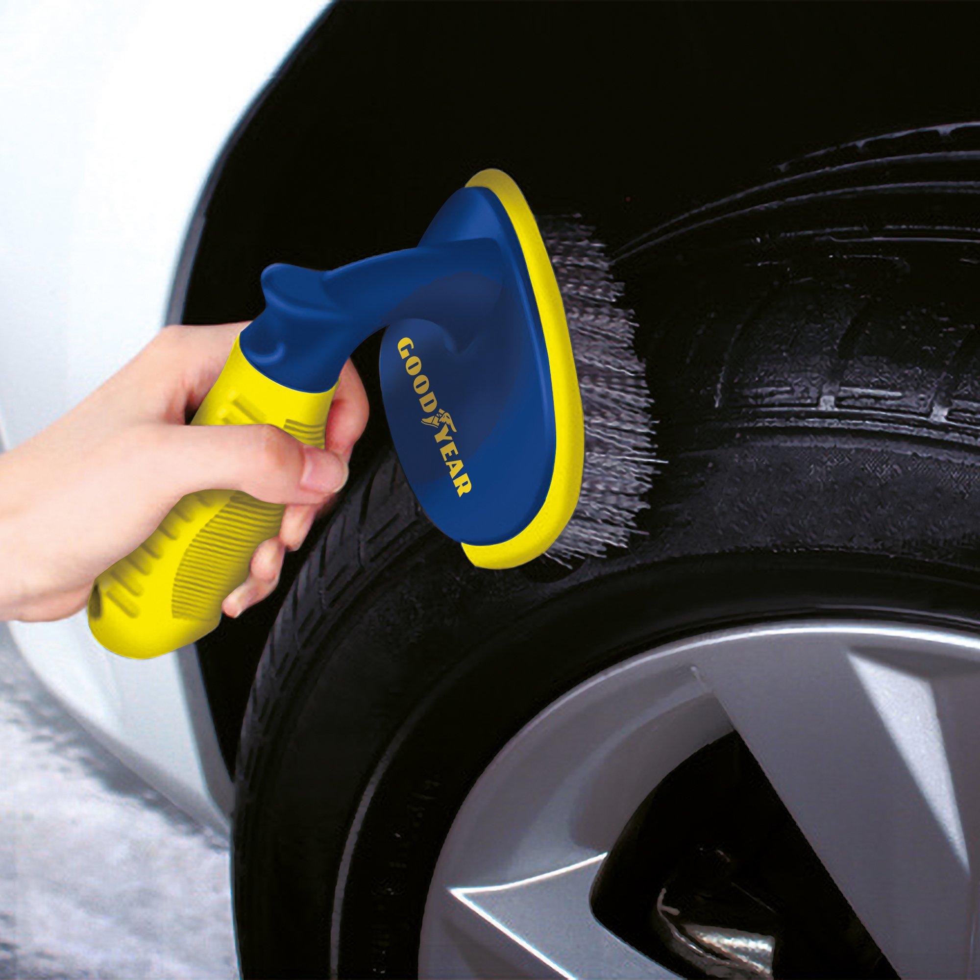 Blue/Yellow - Goodyear - Goodyear Wheel & Tyre Brush - 7