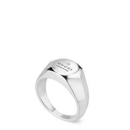 Gucci Trademark Silver Thin Ring