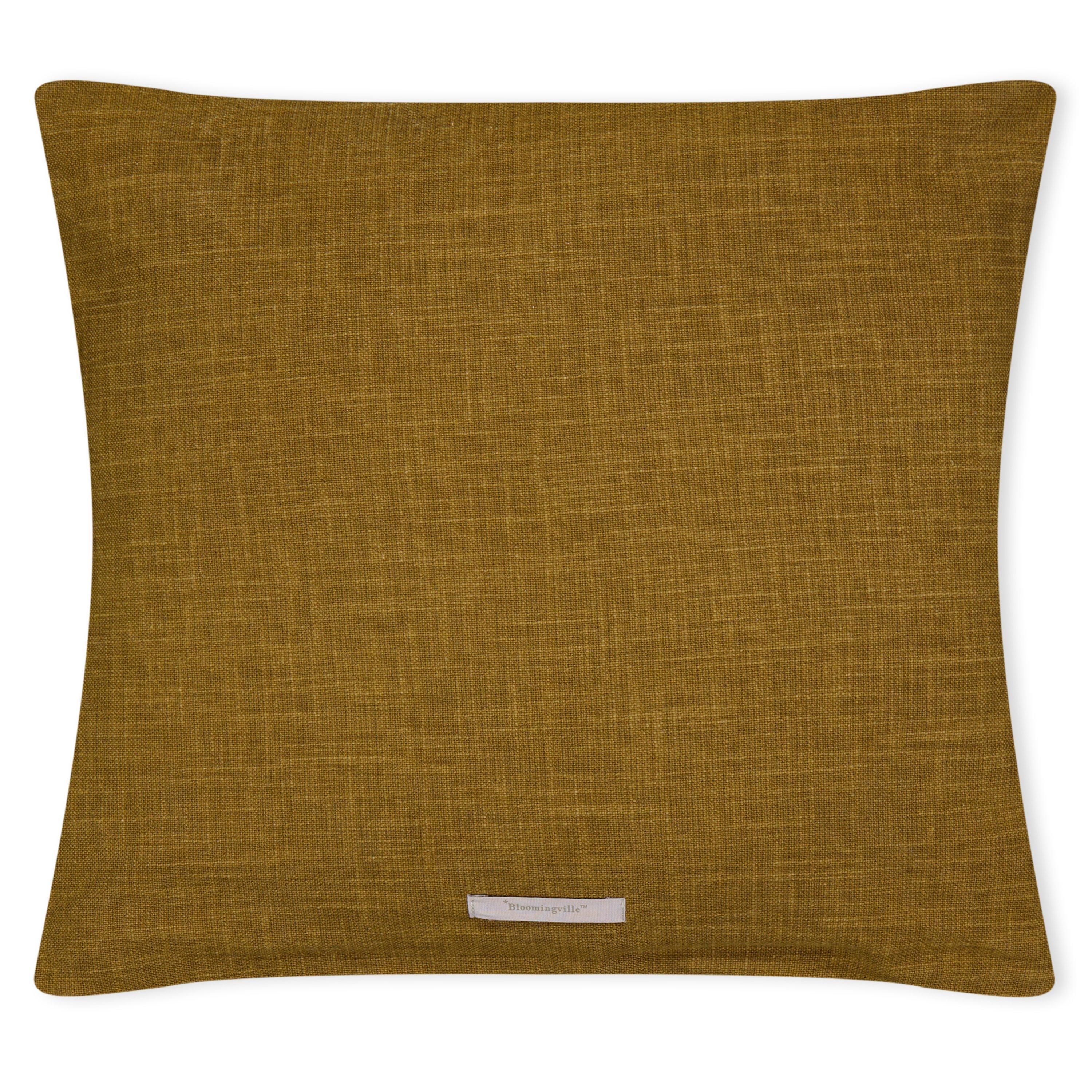 Yellow - Bloomingville - Decorative 45x45cm Cushion - 2
