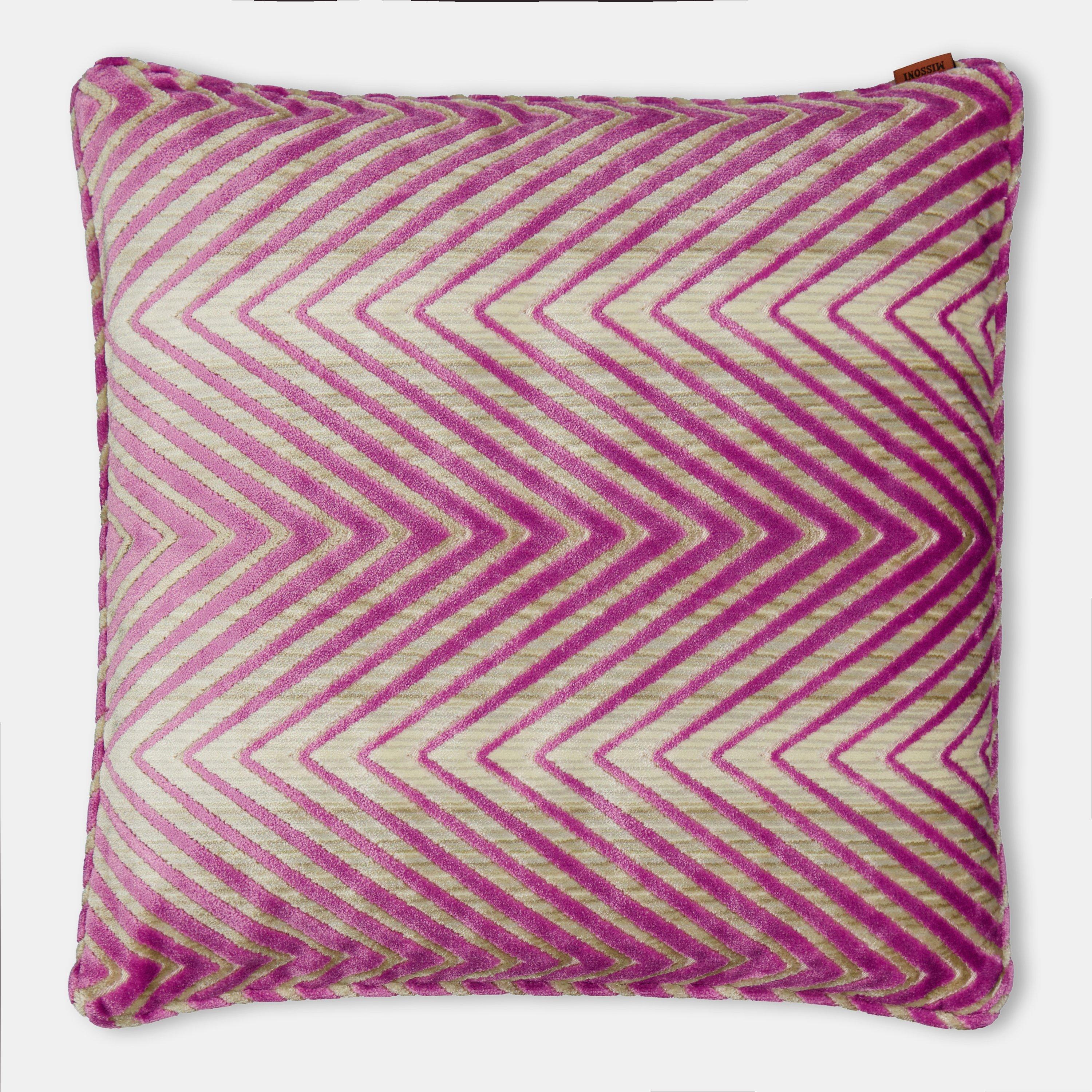 Fucsia/White - Missoni Home Collection - Indoor Cushion - 1